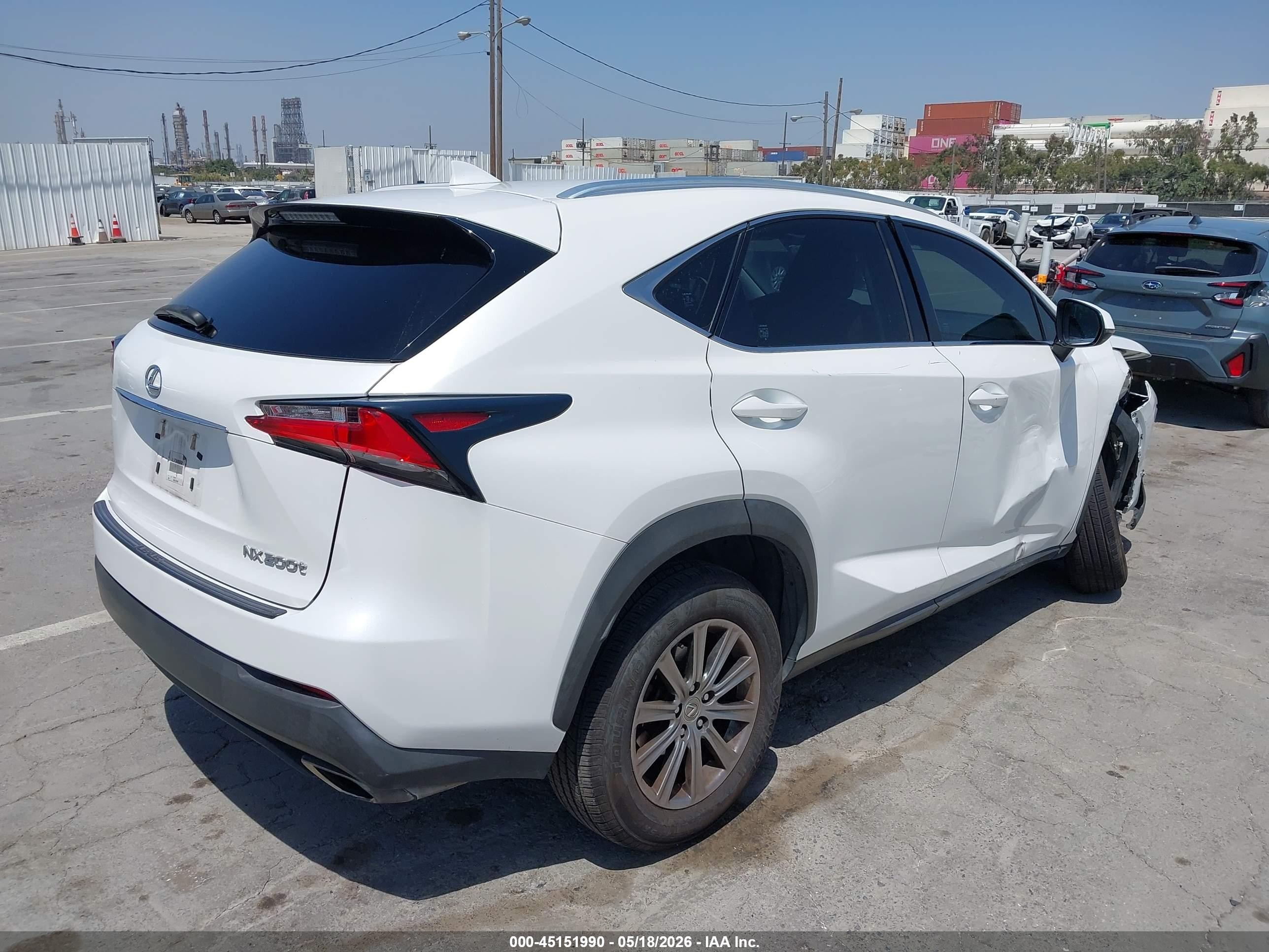 2016 Lexus Nx 200t White vin: JTJYARBZ3G2040116