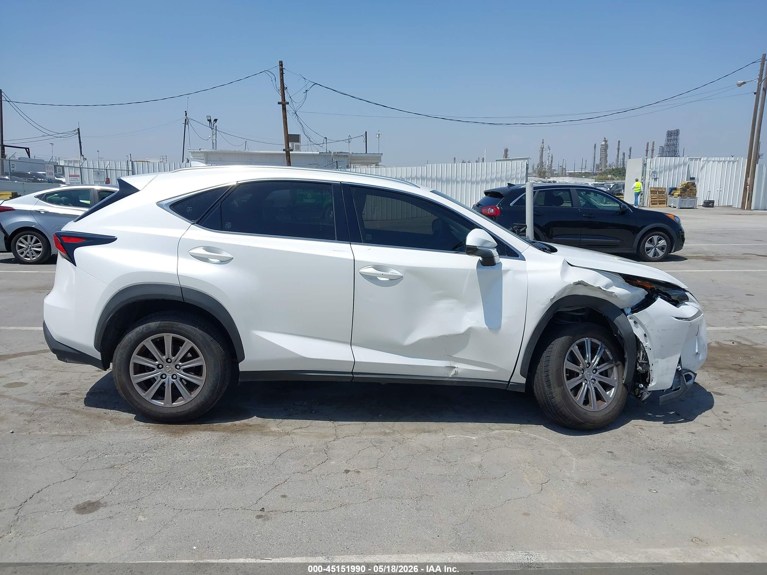 2016 Lexus Nx 200t White vin: JTJYARBZ3G2040116