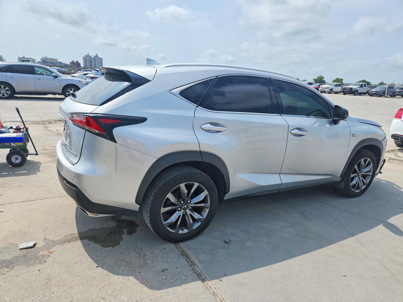 2017 Lexus Nx 200t F Sport Серебряный vin: JTJYARBZ3H2078866