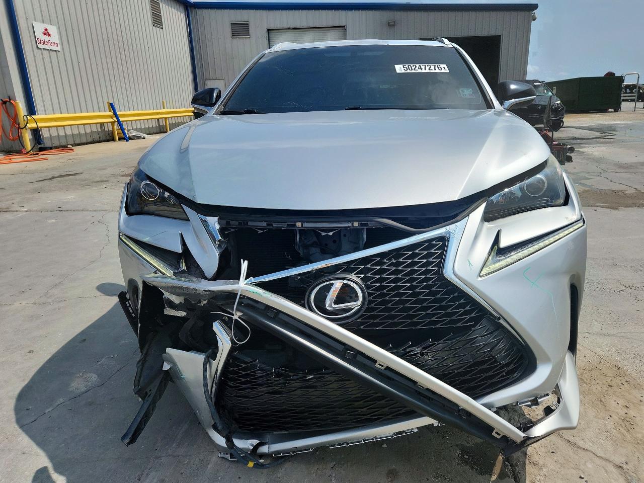 2017 Lexus Nx 200t F Sport Серебряный vin: JTJYARBZ3H2078866