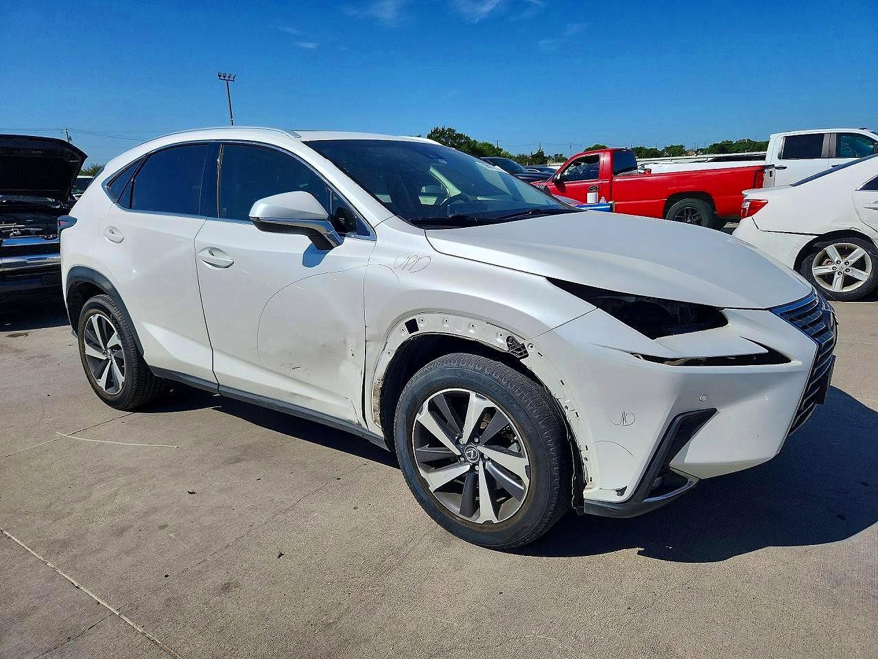 2018 Lexus Nx 300 Base White vin: JTJYARBZ3J2114108
