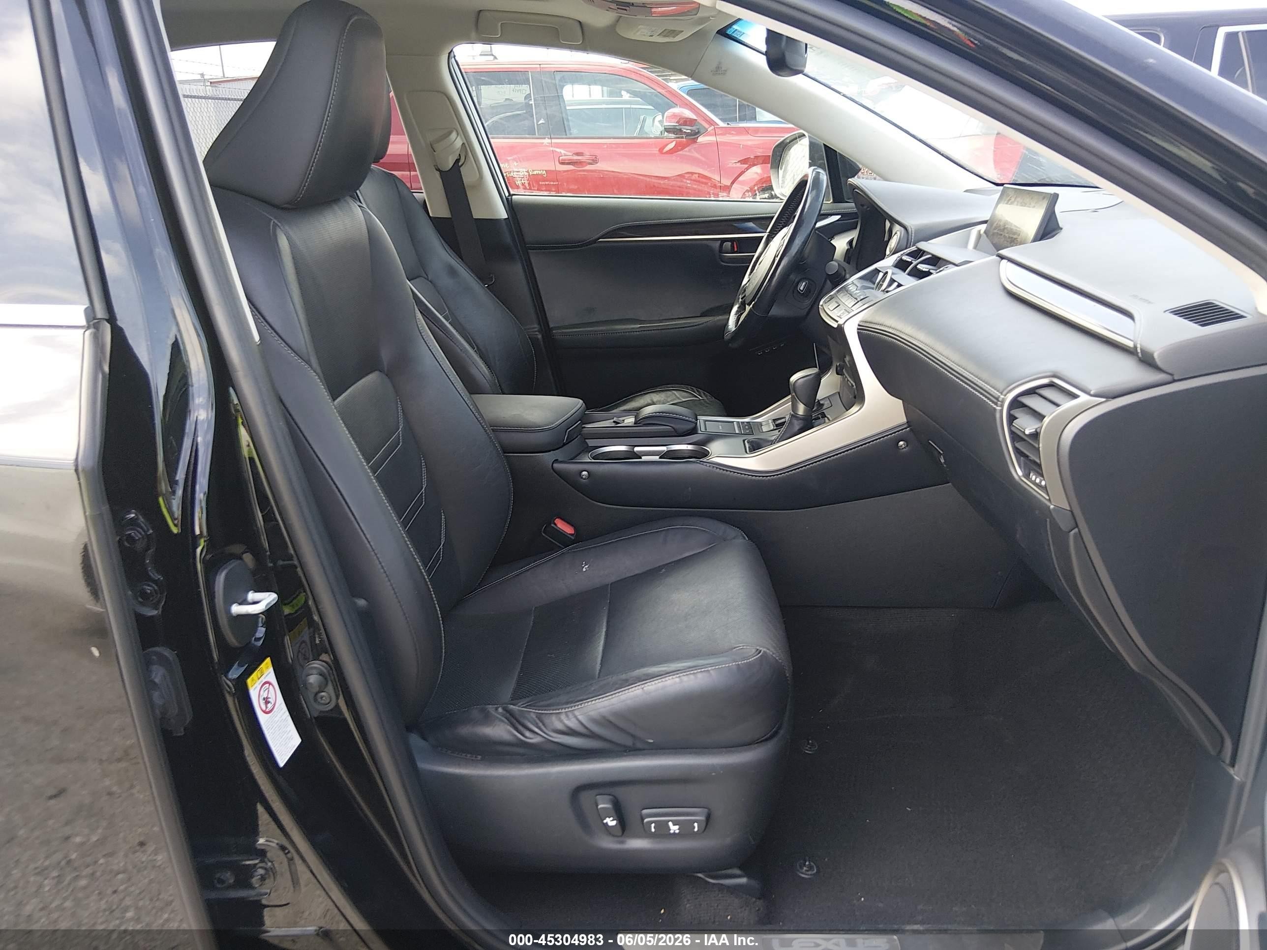2015 Lexus Nx 200t   Black vin: JTJYARBZ4F2009021