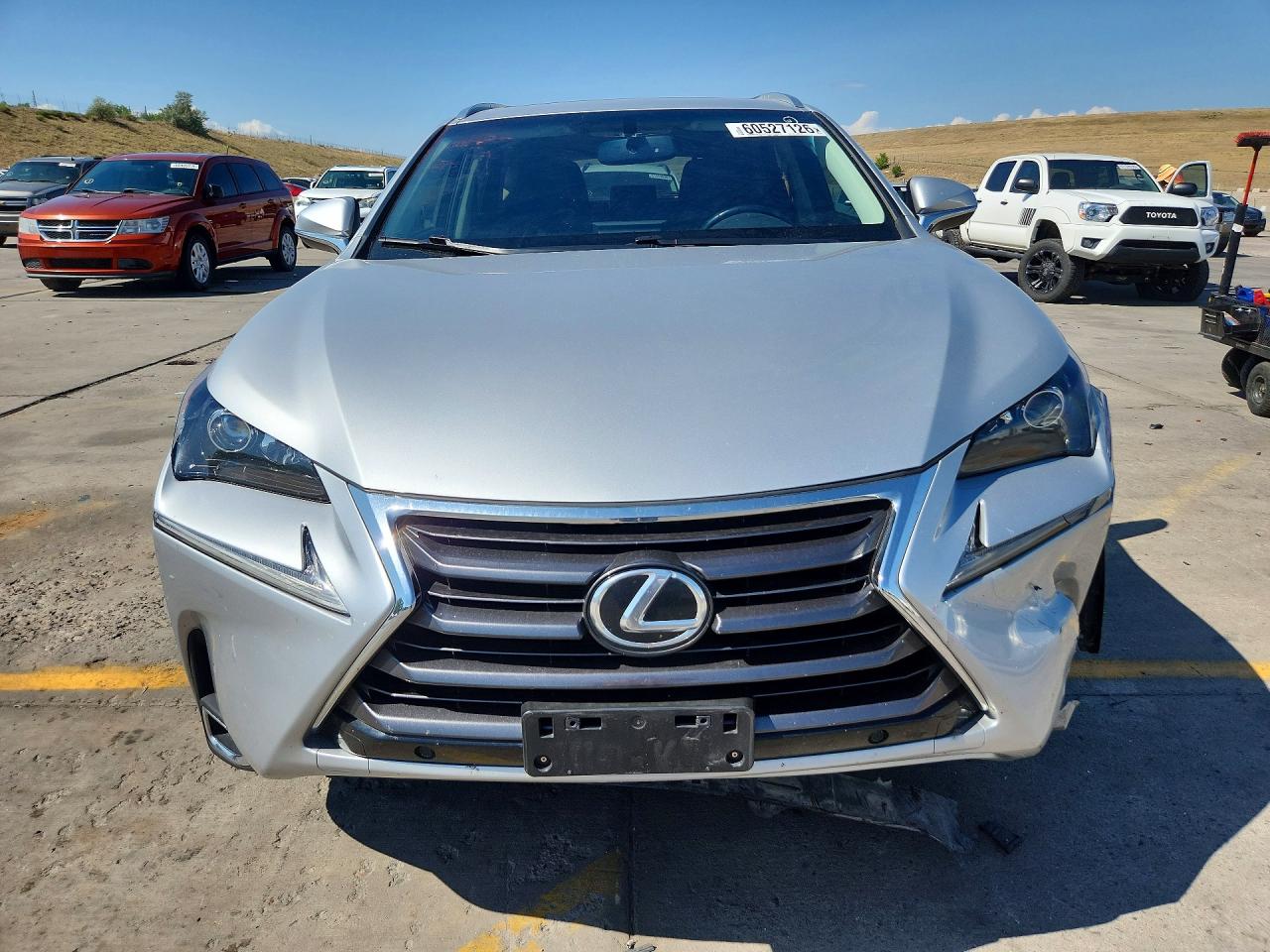 2015 Lexus Nx 200t Silver vin: JTJYARBZ4F2010203