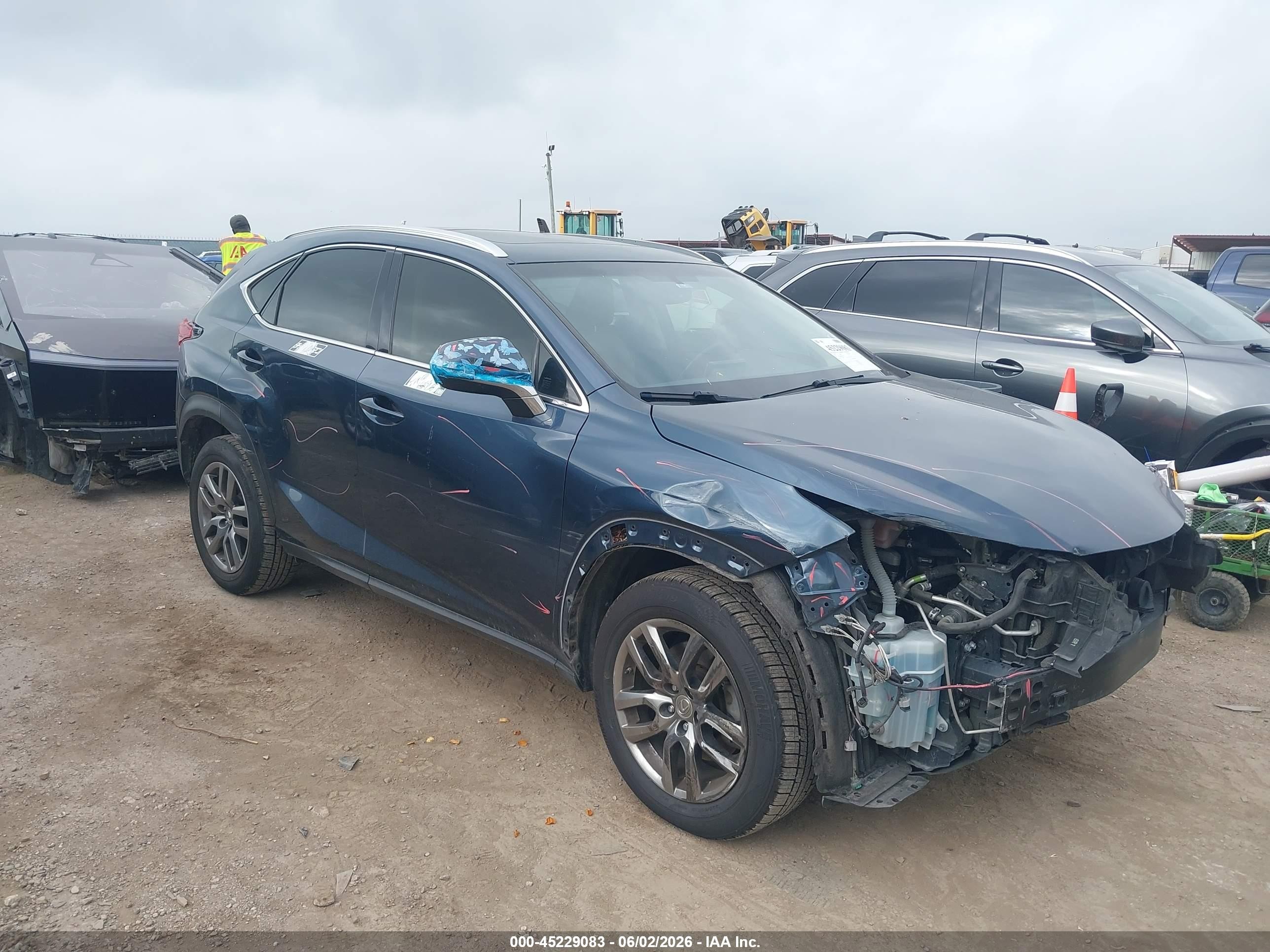 2015 Lexus Nx 200t   Black vin: JTJYARBZ4F2013702