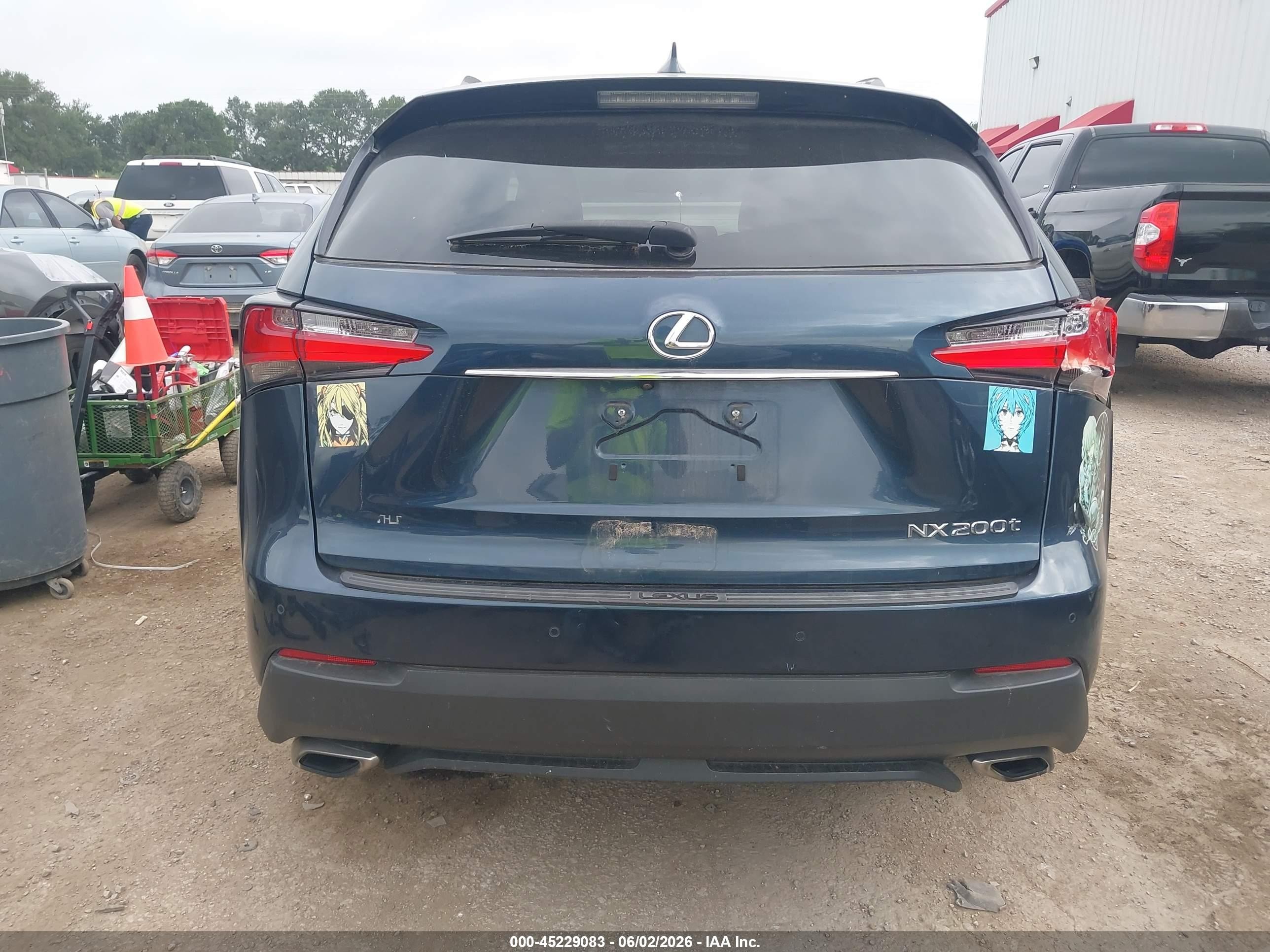 2015 Lexus Nx 200t   Black vin: JTJYARBZ4F2013702