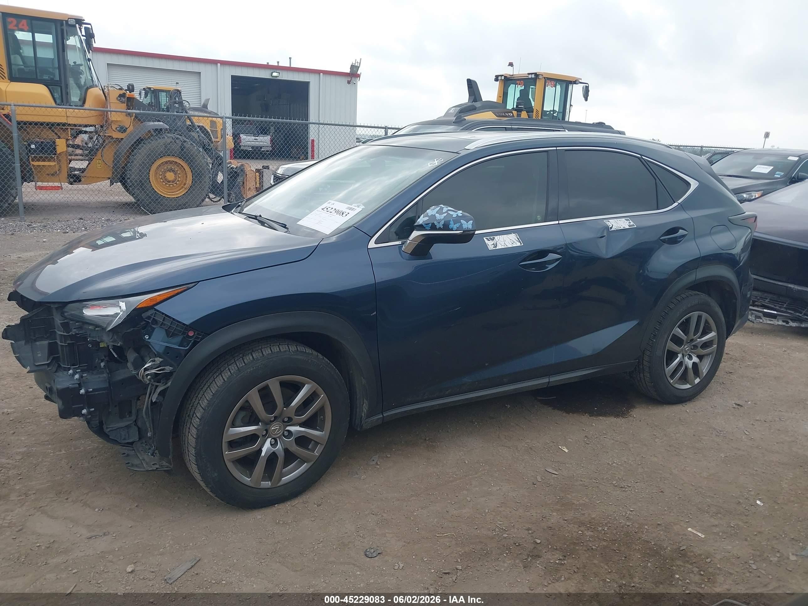 2015 Lexus Nx 200t   Black vin: JTJYARBZ4F2013702