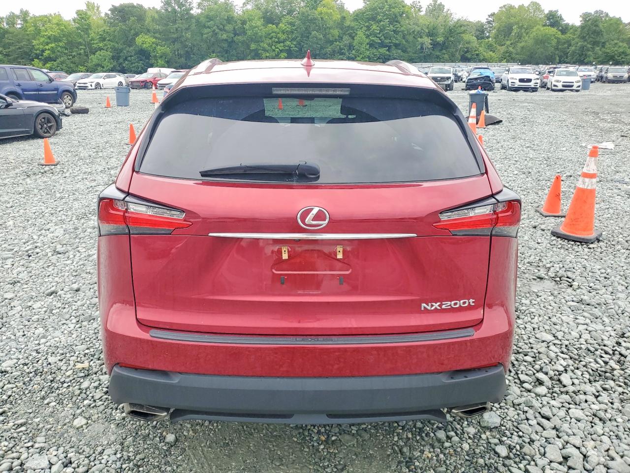2015 Lexus Nx 200t Maroon vin: JTJYARBZ4F2013974