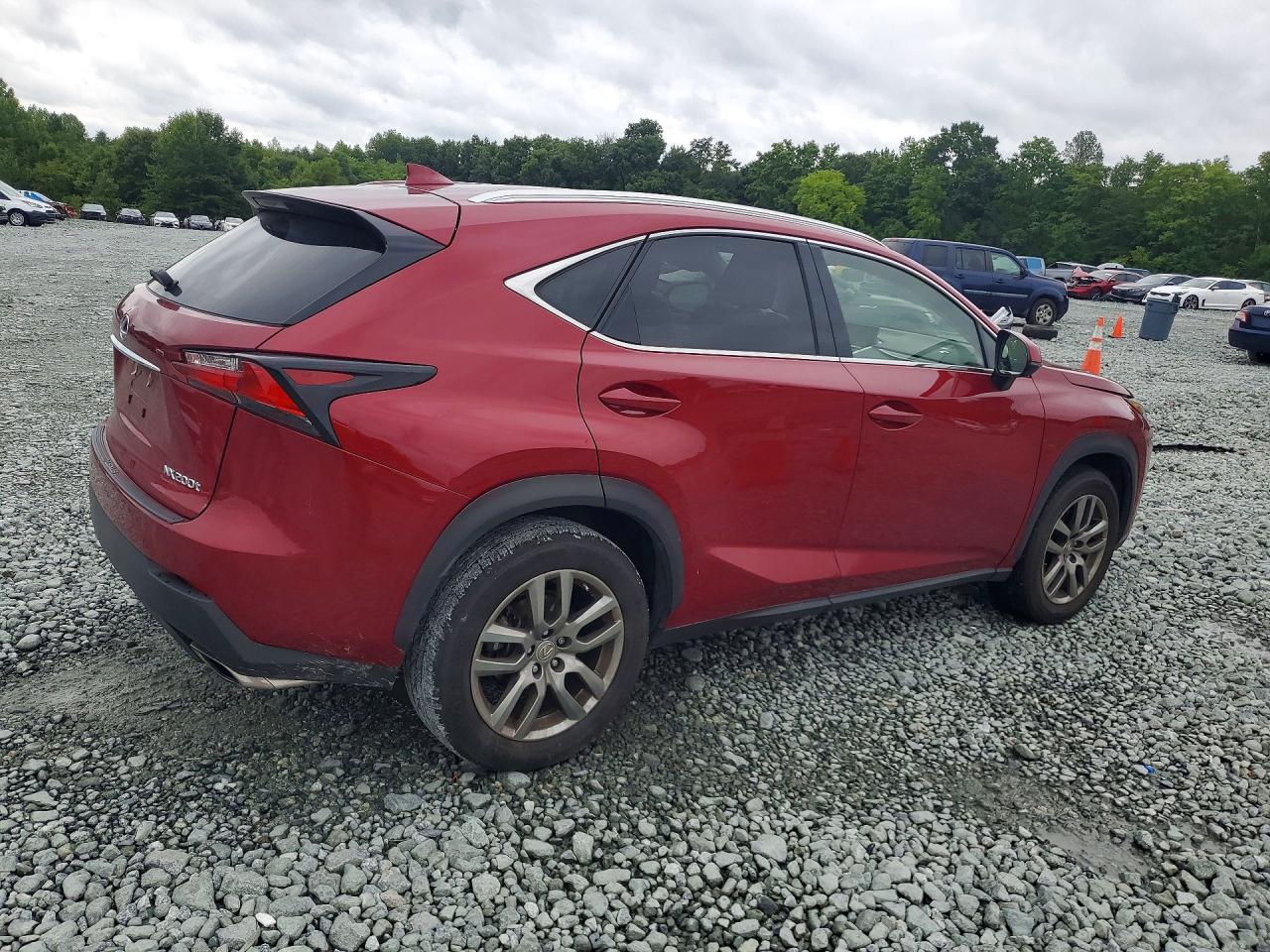 2015 Lexus Nx 200t Maroon vin: JTJYARBZ4F2013974