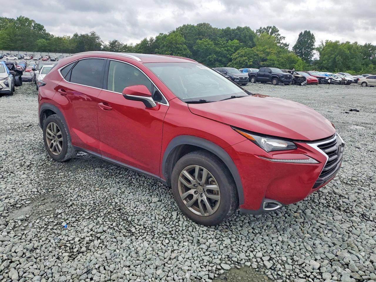 2015 Lexus Nx 200t Maroon vin: JTJYARBZ4F2013974
