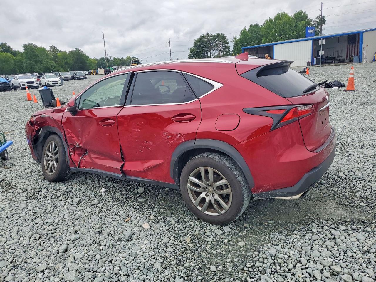 2015 Lexus Nx 200t Maroon vin: JTJYARBZ4F2013974