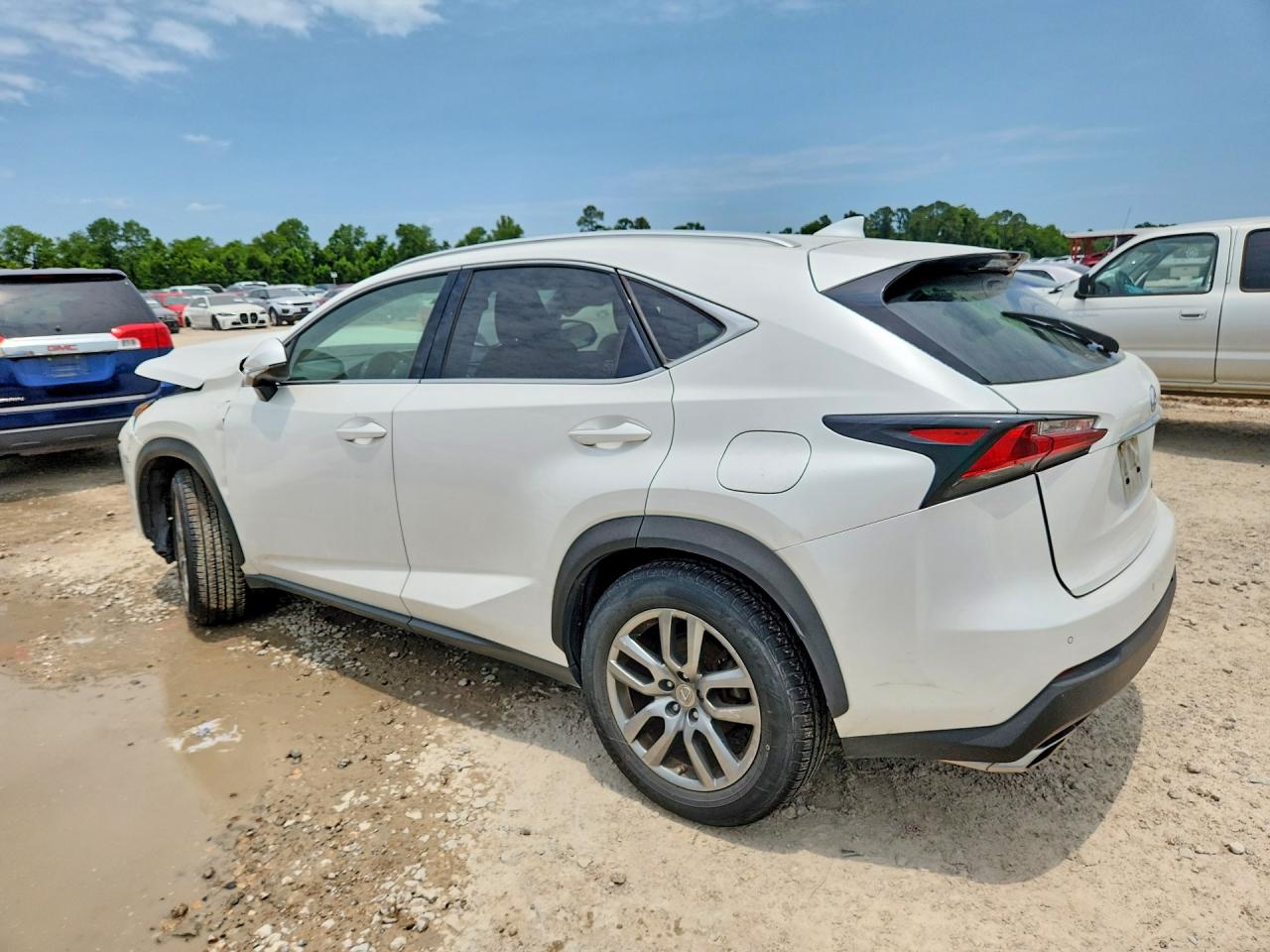 2015 Lexus Nx 200t White vin: JTJYARBZ4F2015966