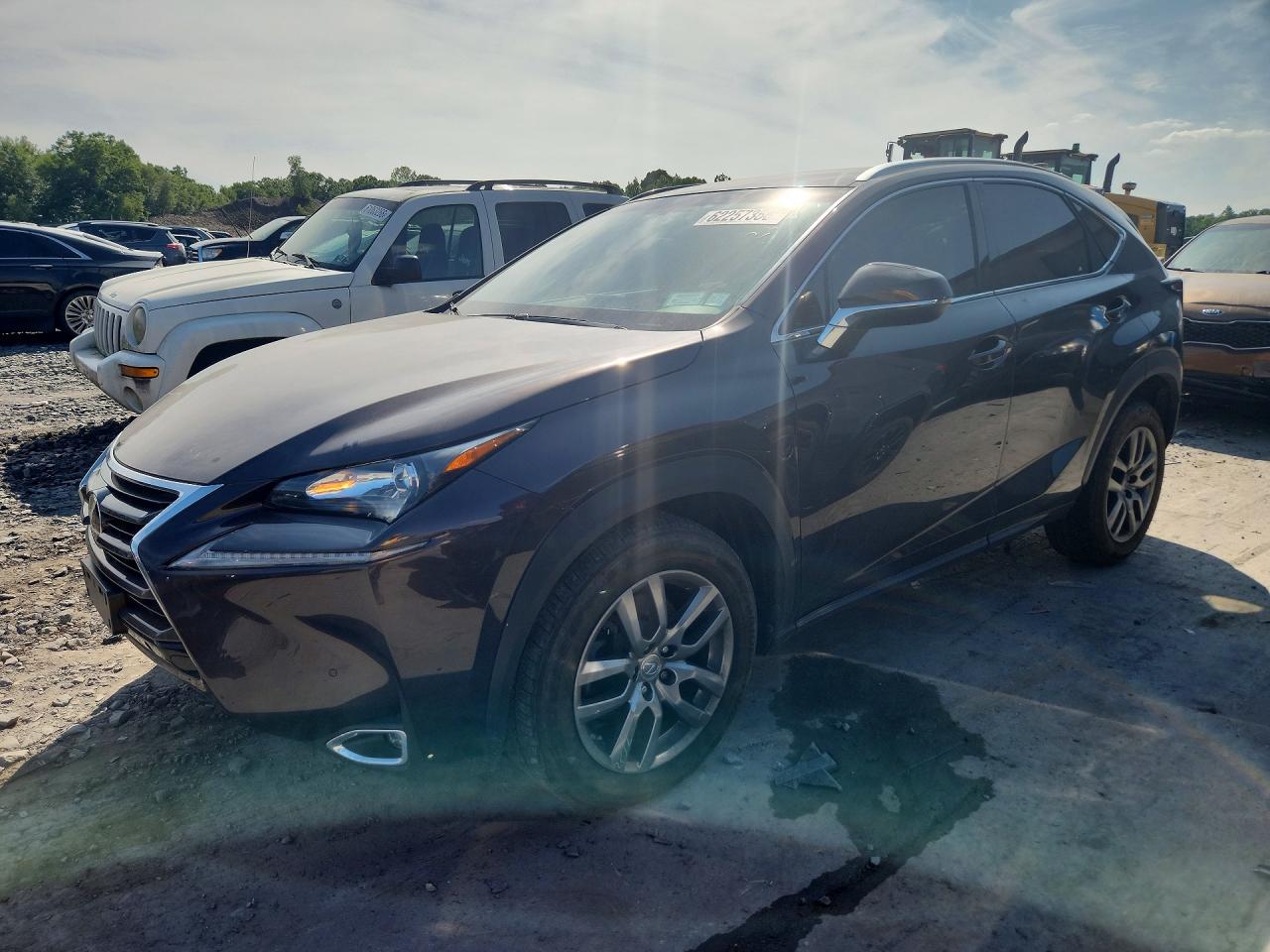2015 Lexus Nx 200t Brown vin: JTJYARBZ4F2016762