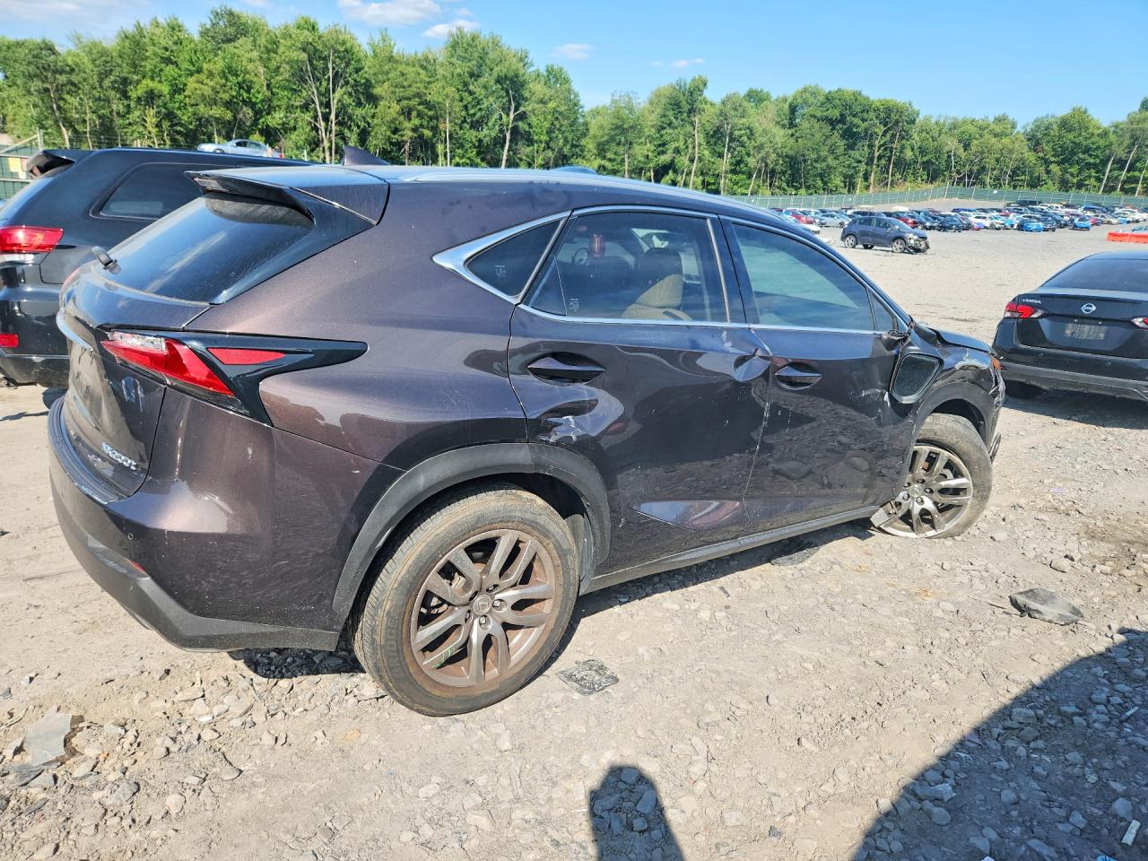 2015 Lexus Nx 200t Brown vin: JTJYARBZ4F2016762