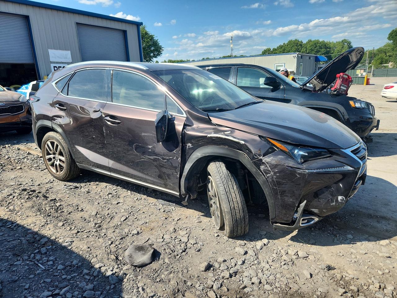 2015 Lexus Nx 200t Brown vin: JTJYARBZ4F2016762