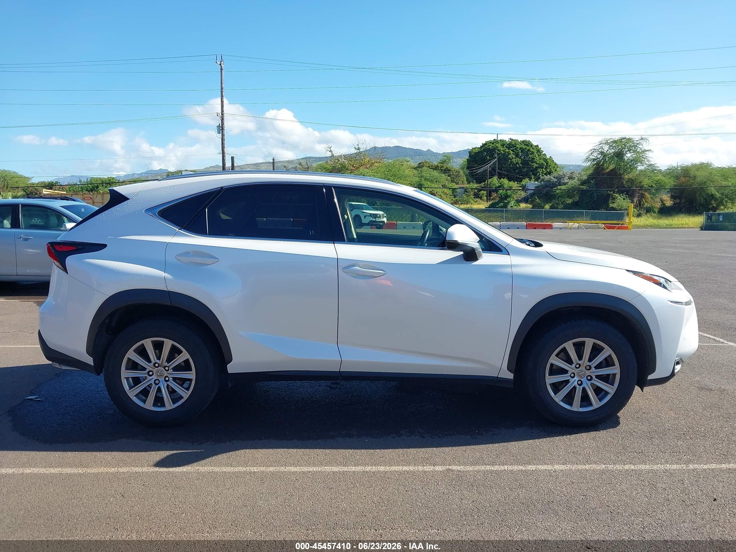 2015 Lexus Nx 200t F Sport White vin: JTJYARBZ5F2004457