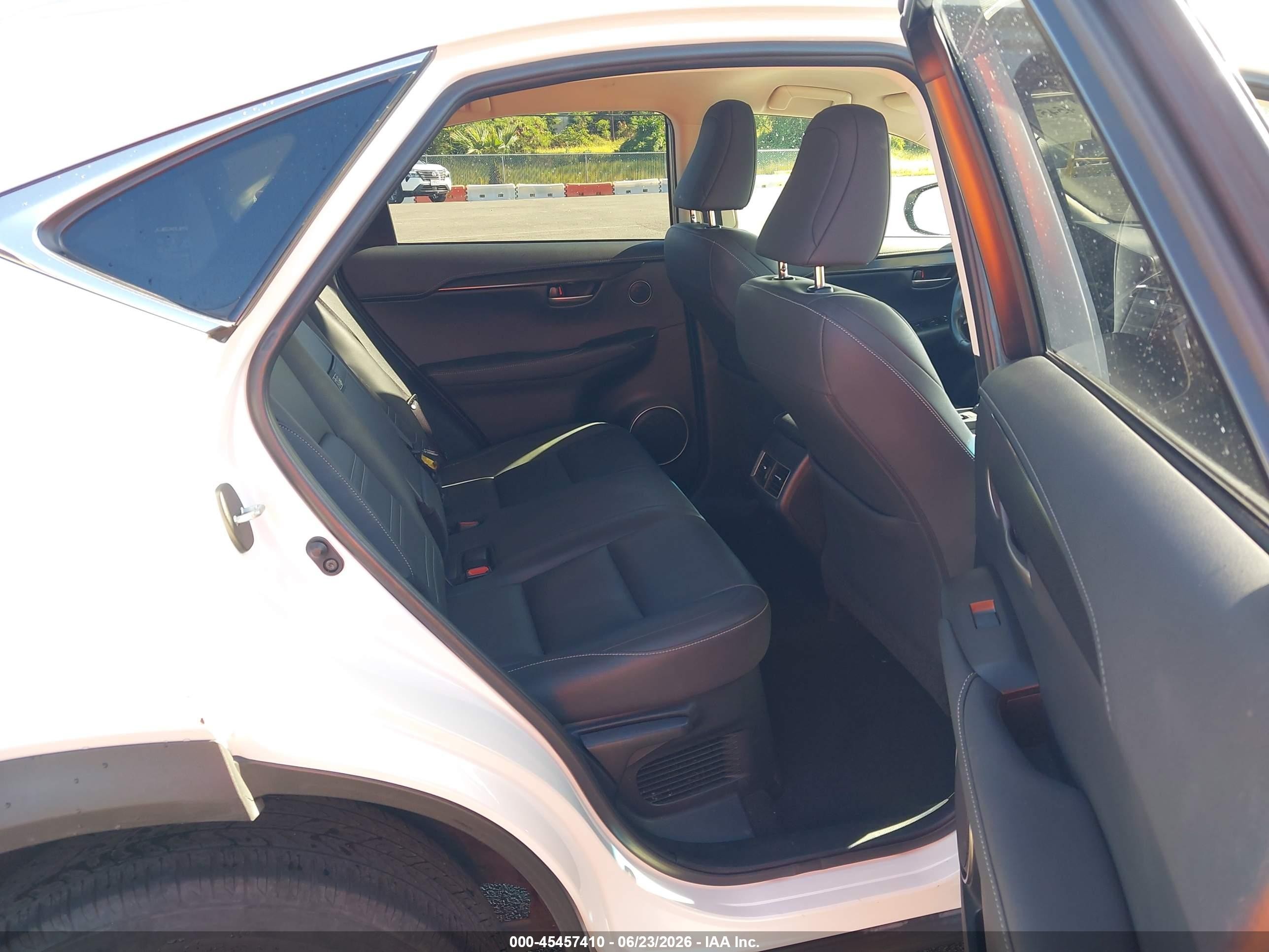 2015 Lexus Nx 200t F Sport White vin: JTJYARBZ5F2004457