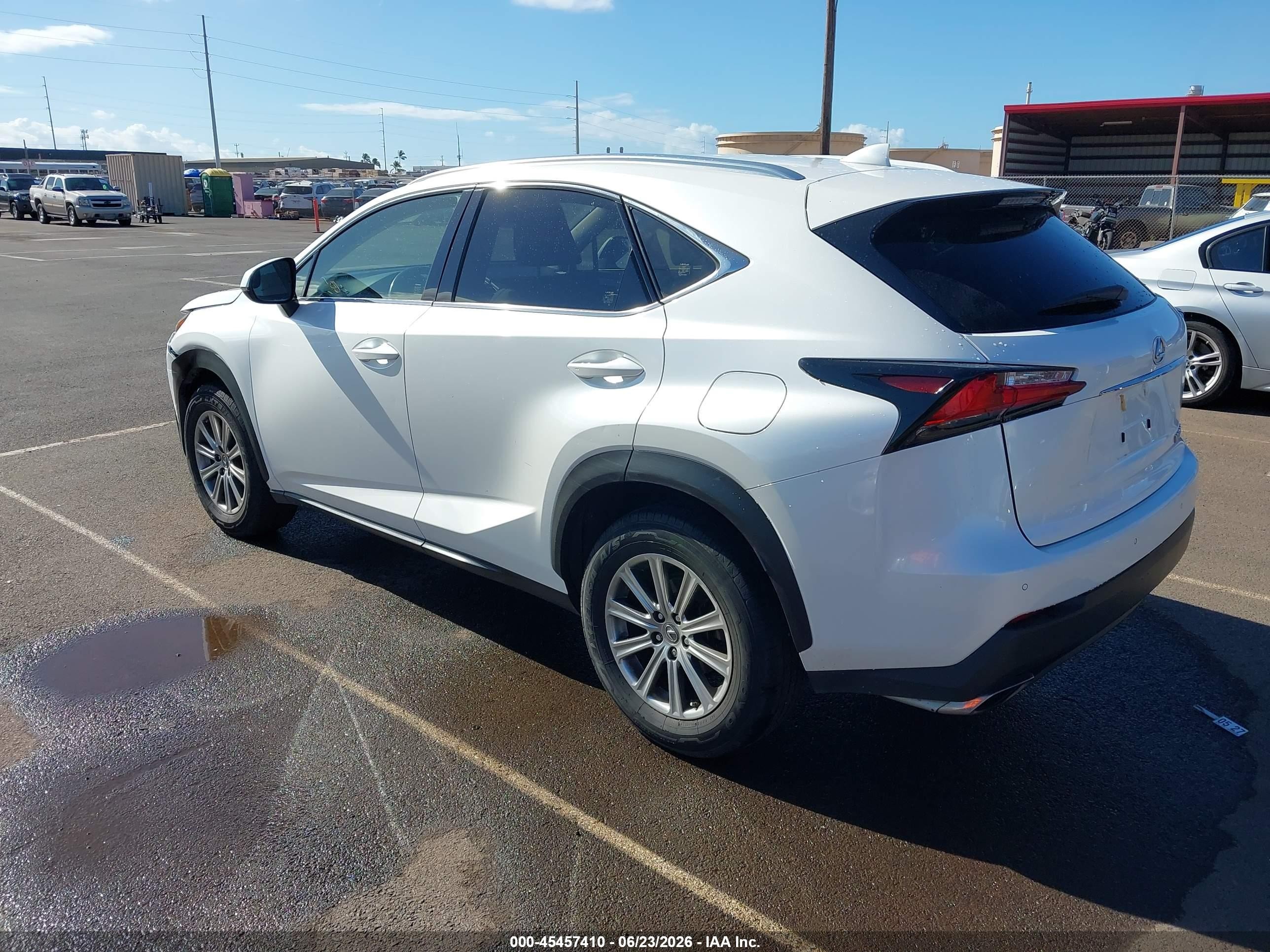 2015 Lexus Nx 200t F Sport White vin: JTJYARBZ5F2004457