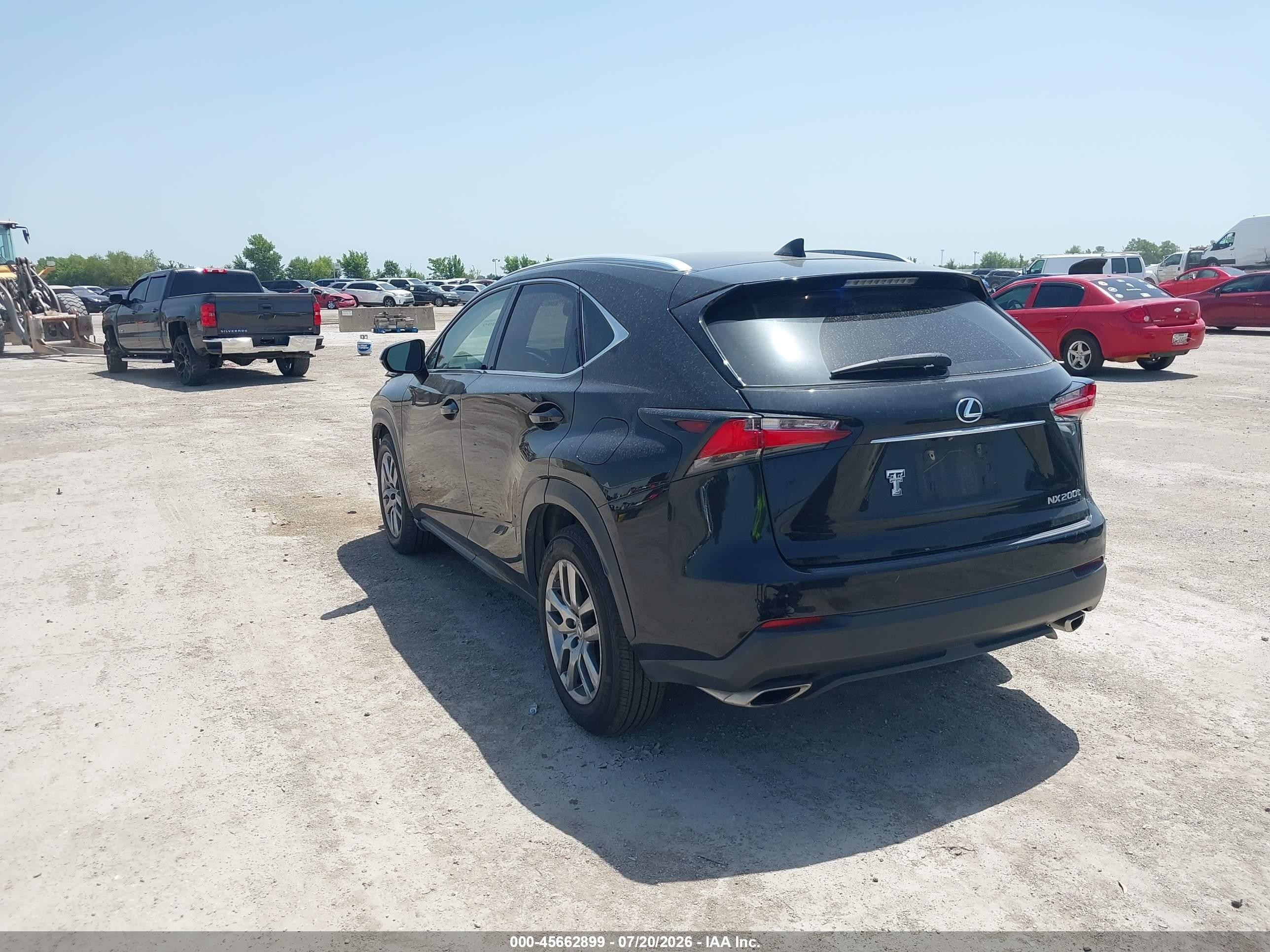 2015 Lexus Nx 200t   Black vin: JTJYARBZ5F2006368