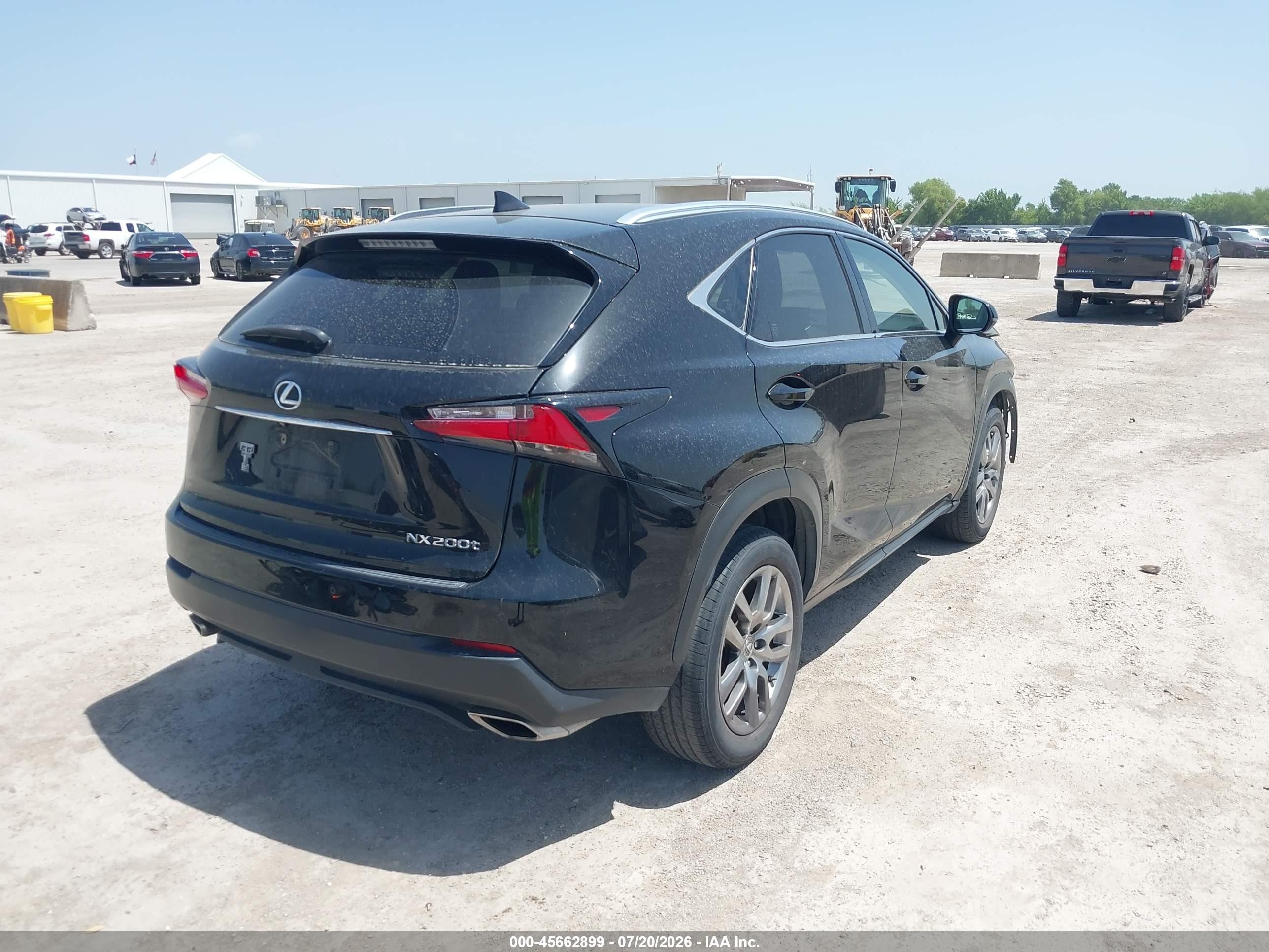 2015 Lexus Nx 200t   Black vin: JTJYARBZ5F2006368