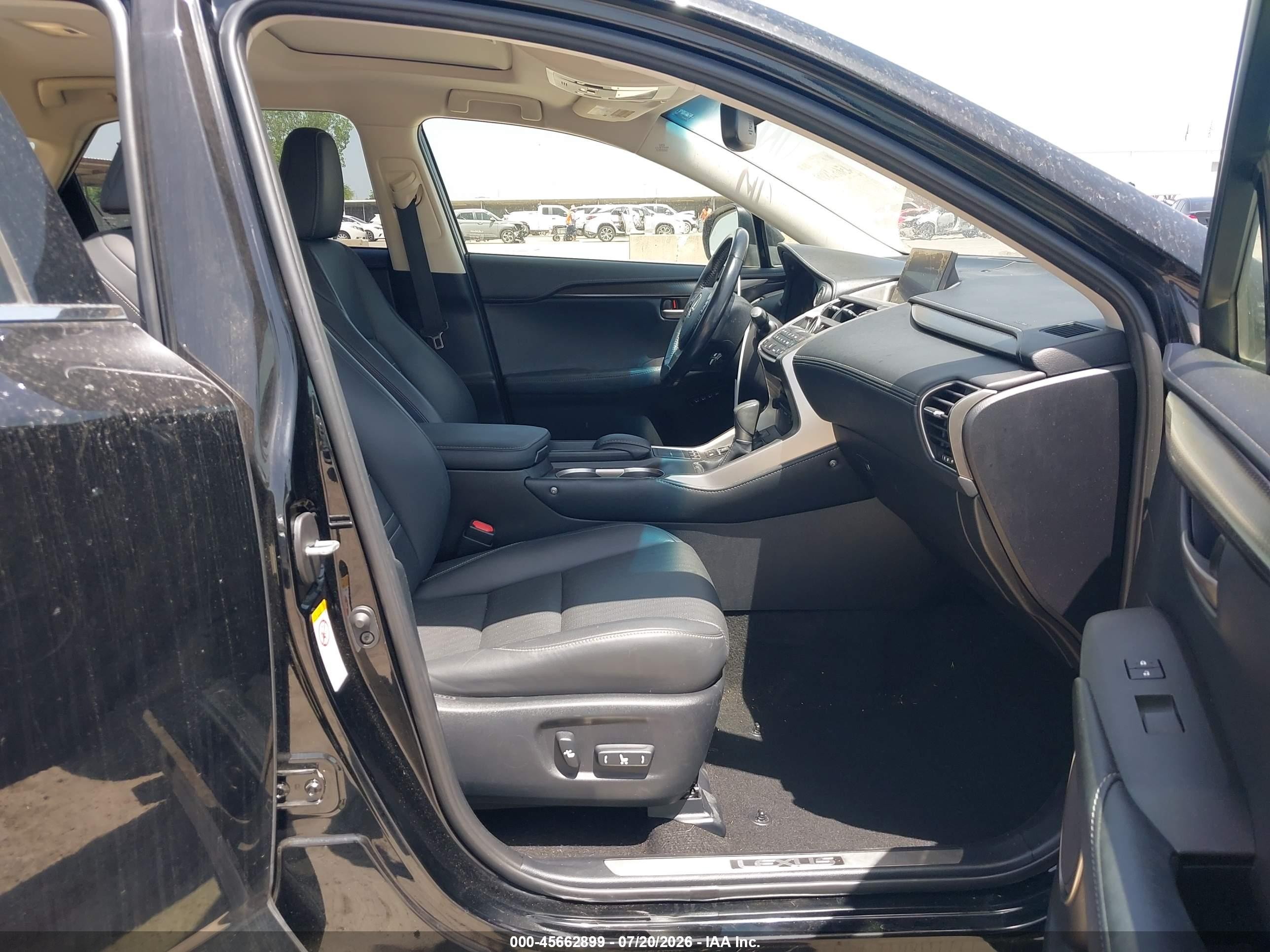 2015 Lexus Nx 200t   Black vin: JTJYARBZ5F2006368