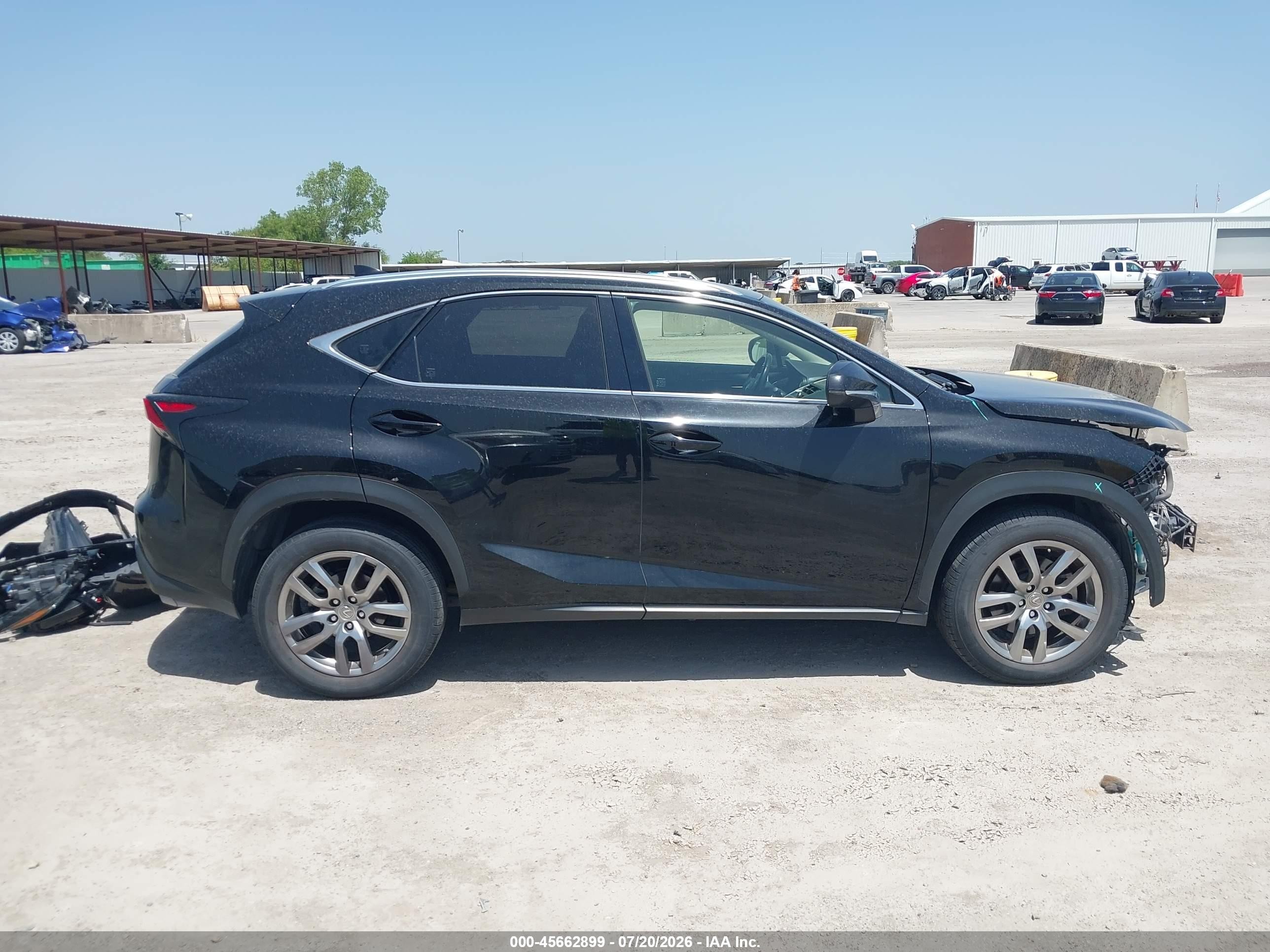 2015 Lexus Nx 200t   Black vin: JTJYARBZ5F2006368