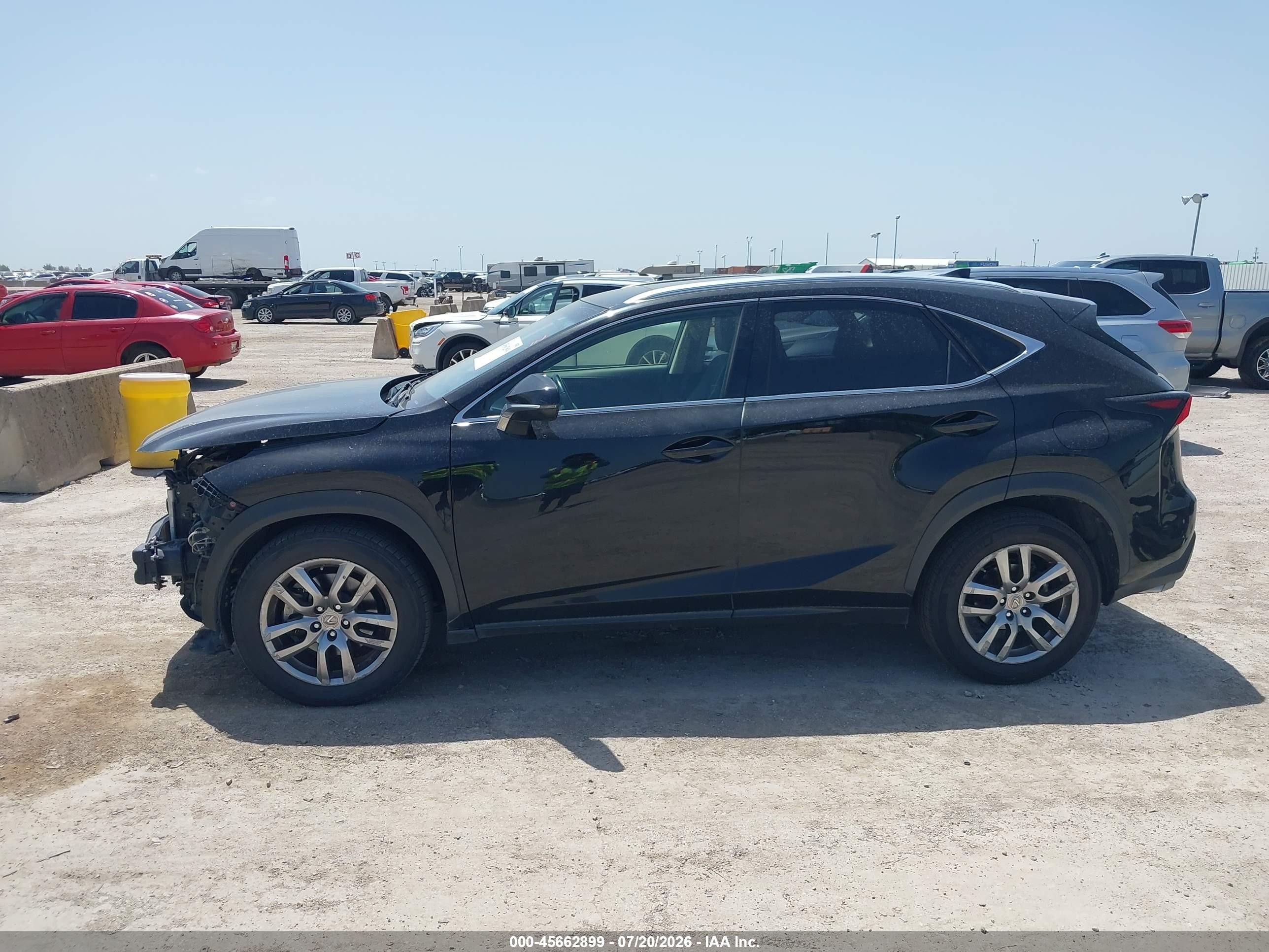 2015 Lexus Nx 200t   Black vin: JTJYARBZ5F2006368