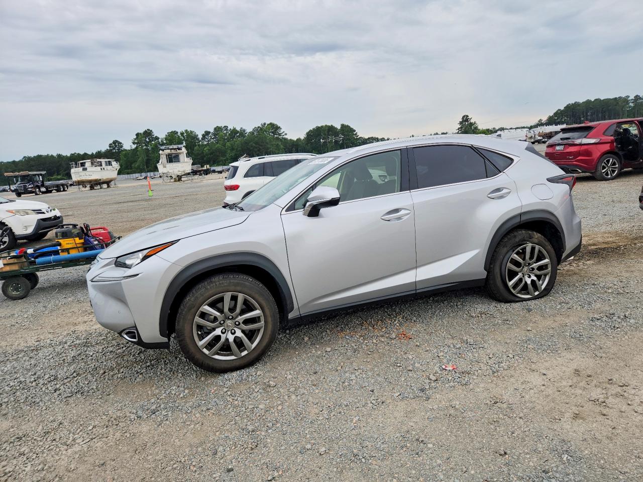 2015 Lexus Nx 200t Silver vin: JTJYARBZ5F2012185
