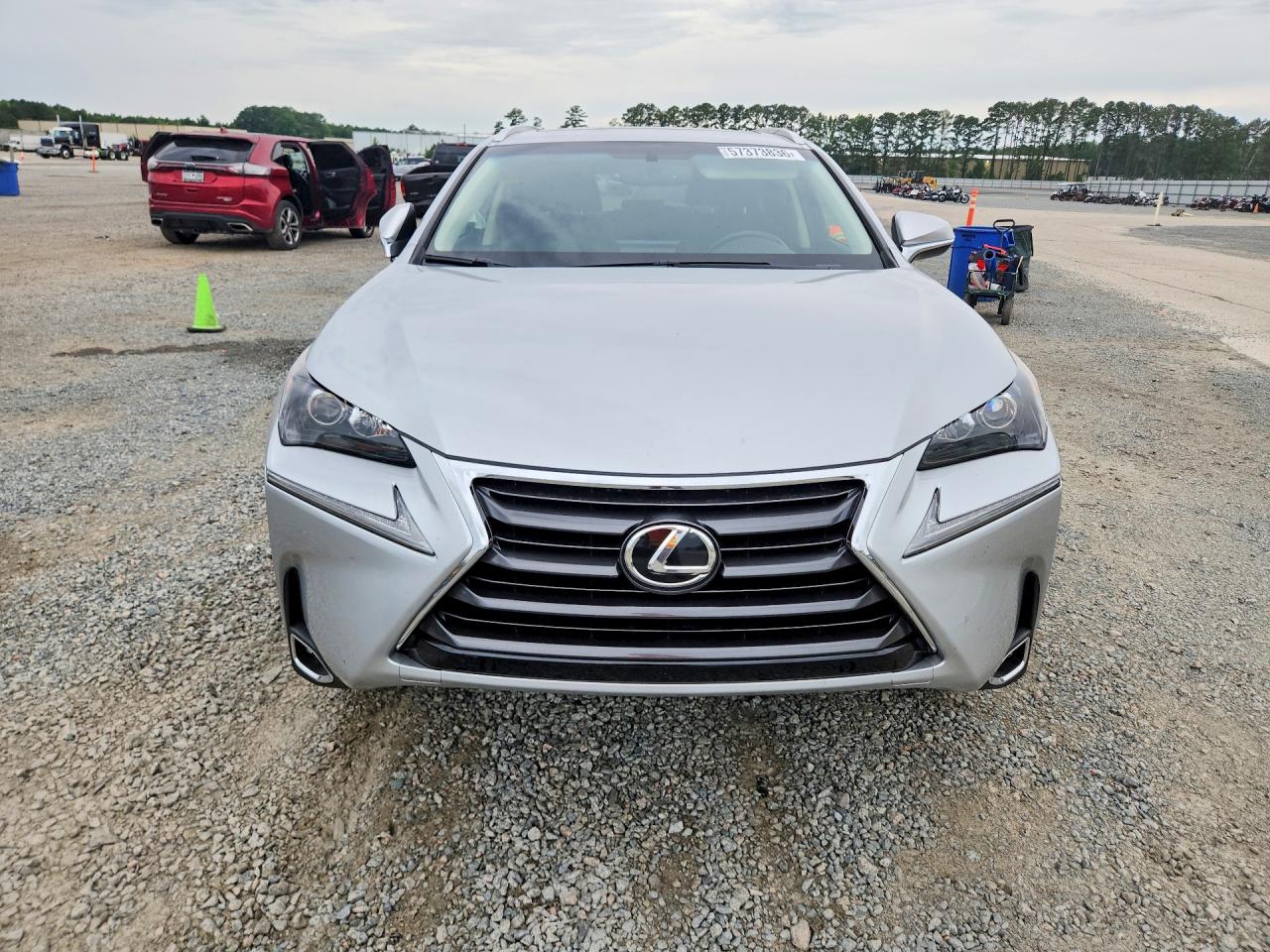 2015 Lexus Nx 200t Silver vin: JTJYARBZ5F2012185
