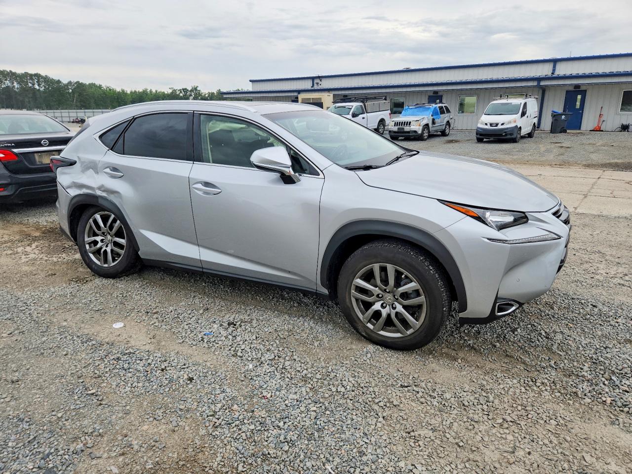 2015 Lexus Nx 200t Silver vin: JTJYARBZ5F2012185