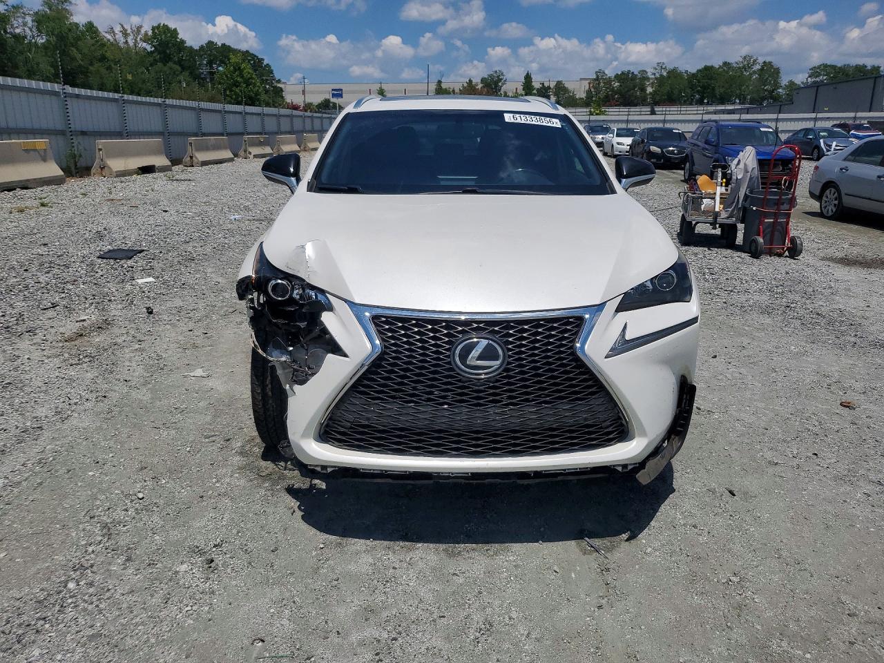 2015 Lexus Nx 200t White vin: JTJYARBZ5F2019802