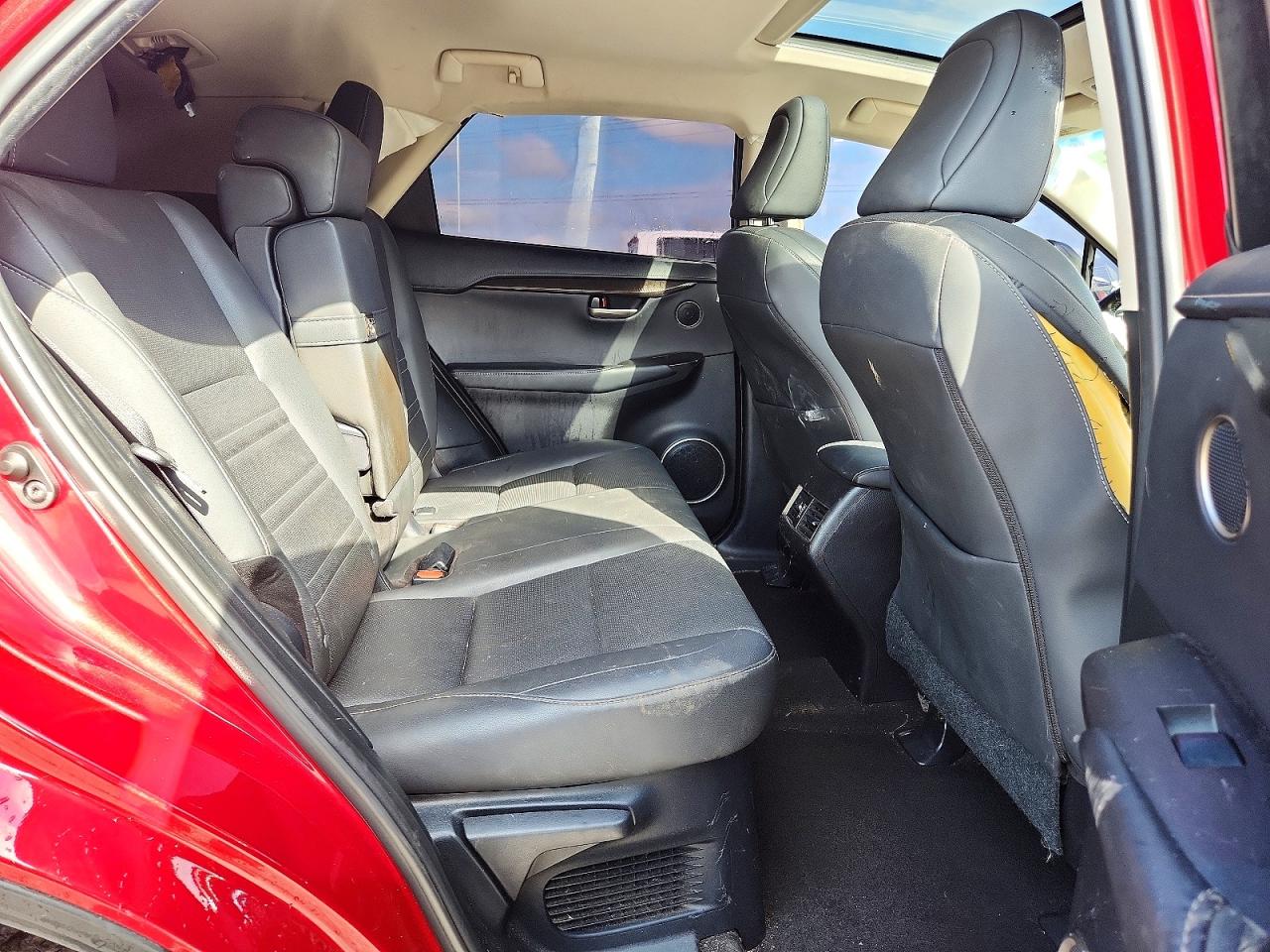 2015 Lexus Nx 200t Red vin: JTJYARBZ5F2020559