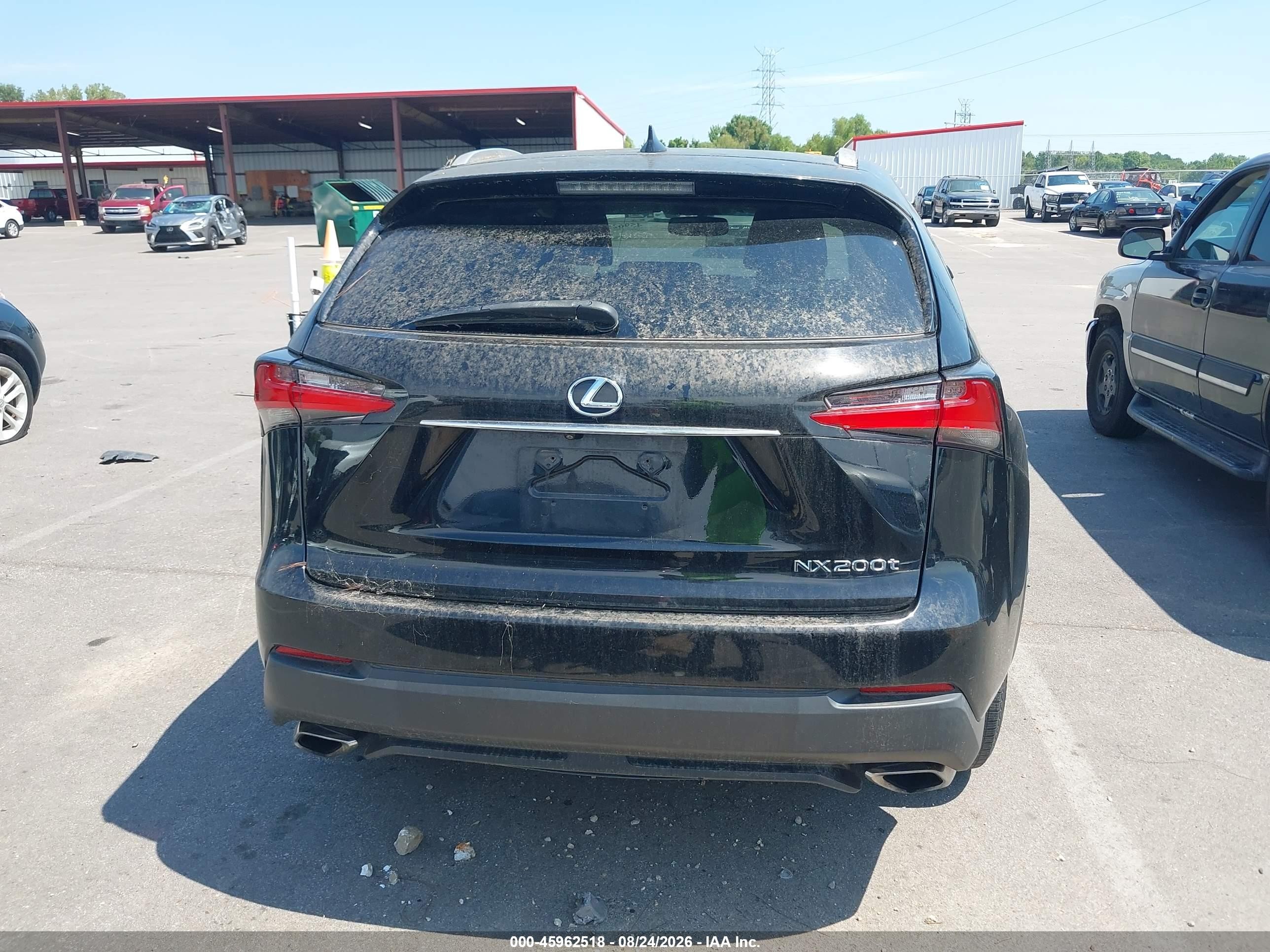 2015 Lexus Nx 200t Black vin: JTJYARBZ5F2021176