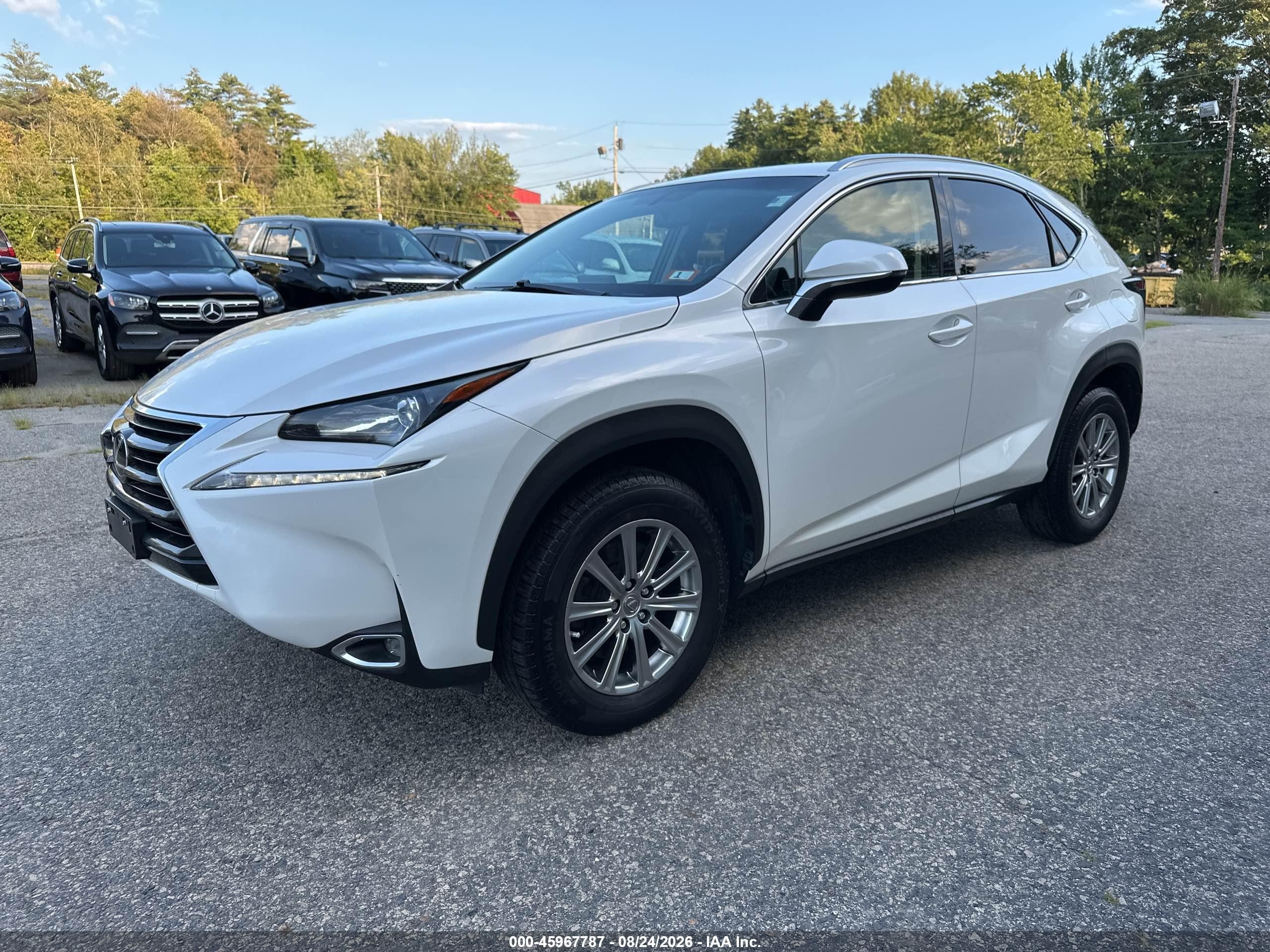 2015 Lexus Nx 200t White vin: JTJYARBZ5F2021629
