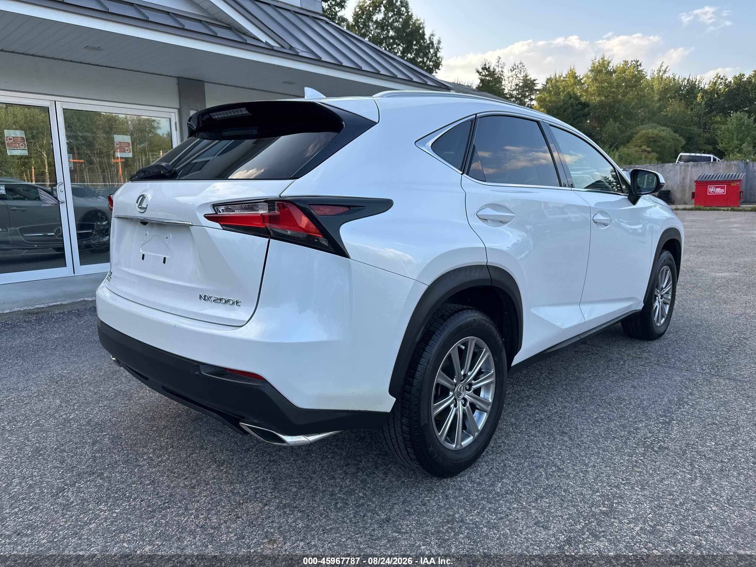 2015 Lexus Nx 200t White vin: JTJYARBZ5F2021629