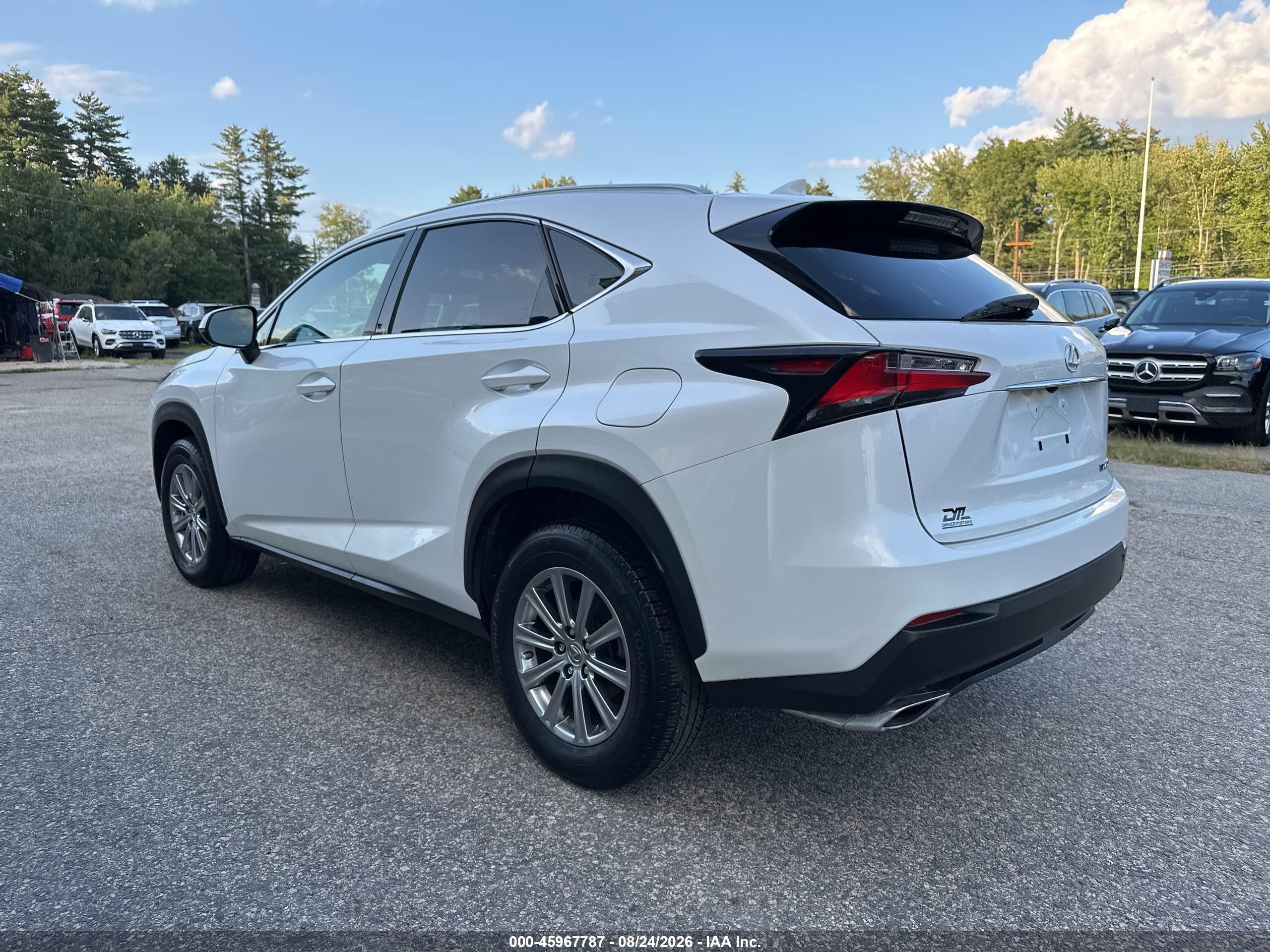2015 Lexus Nx 200t White vin: JTJYARBZ5F2021629