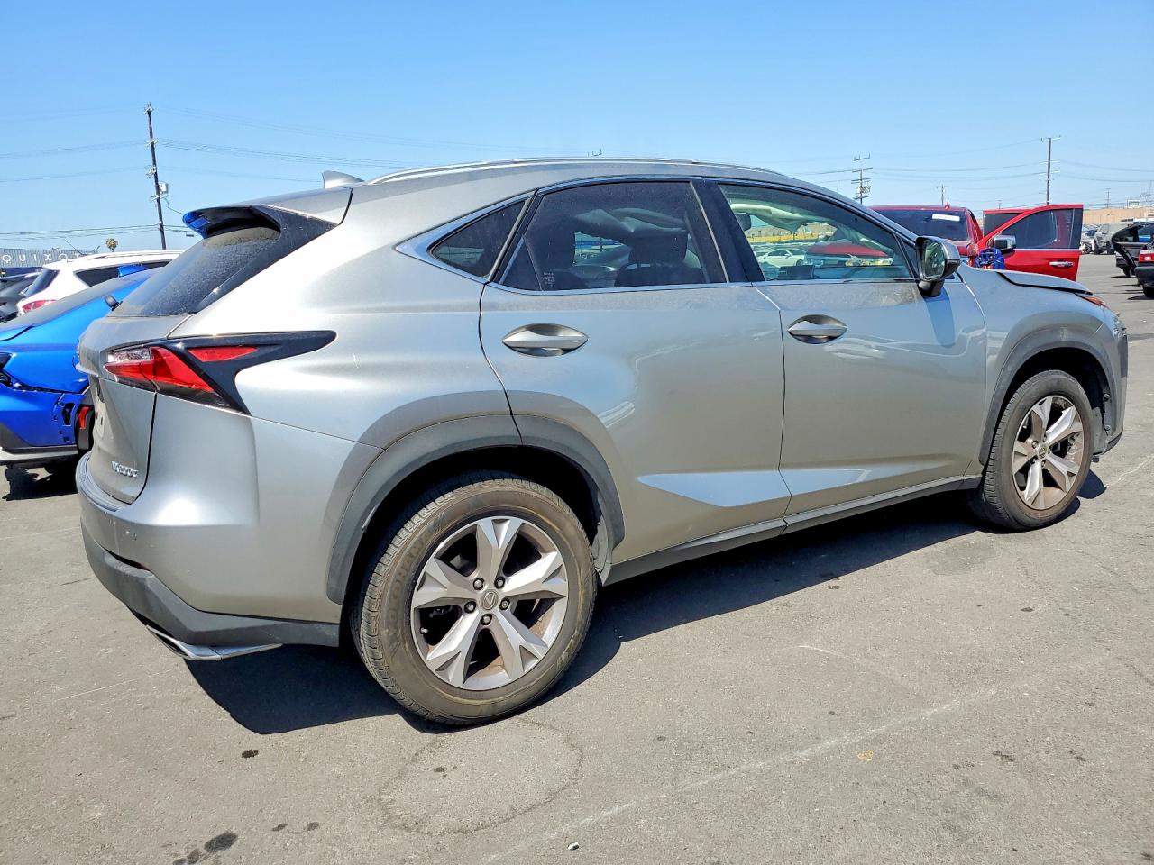 2017 Lexus Nx 200t Base Gray vin: JTJYARBZ5H2080604