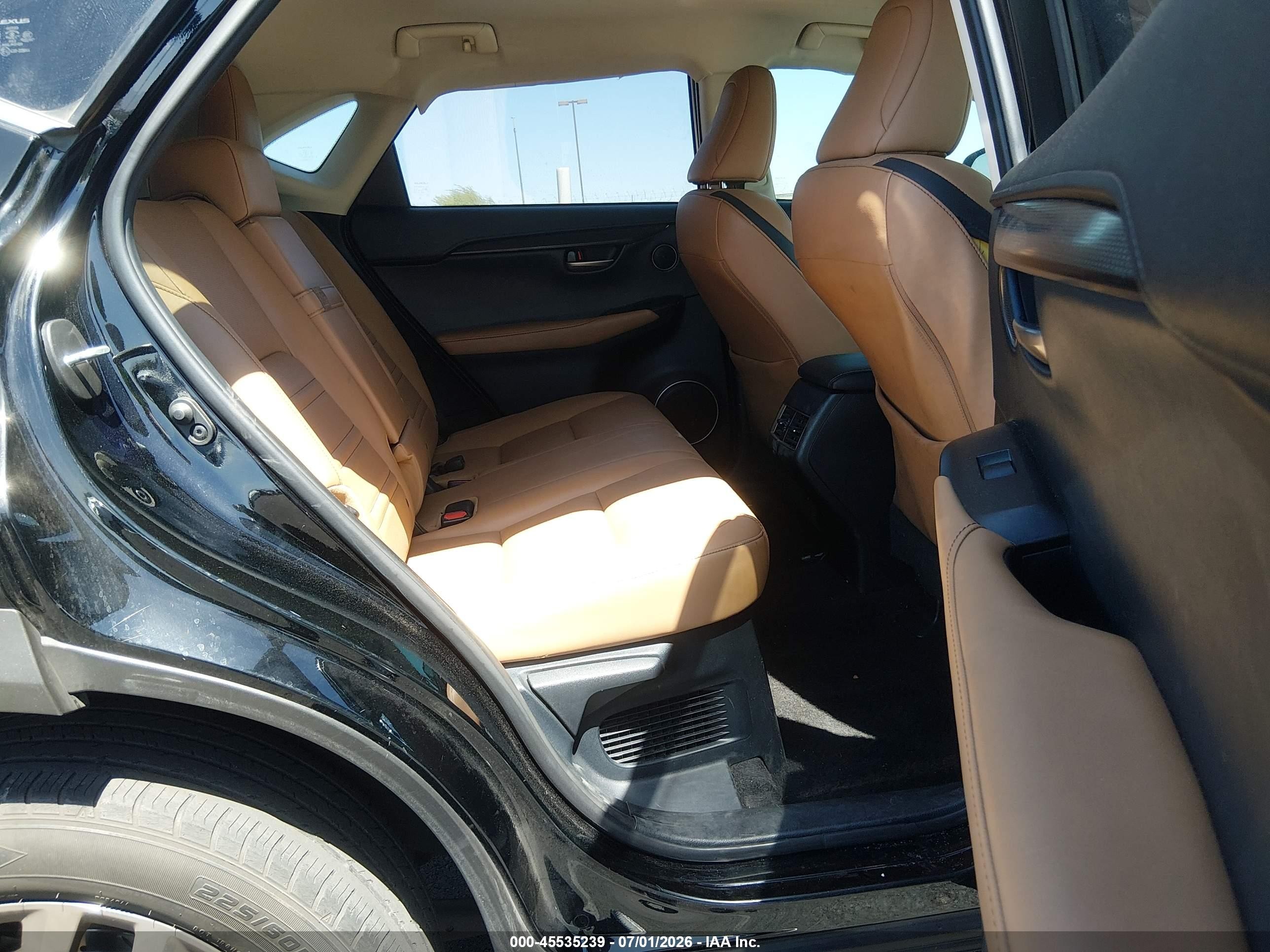 2015 Lexus Nx 200t   Черный vin: JTJYARBZ6F2004015