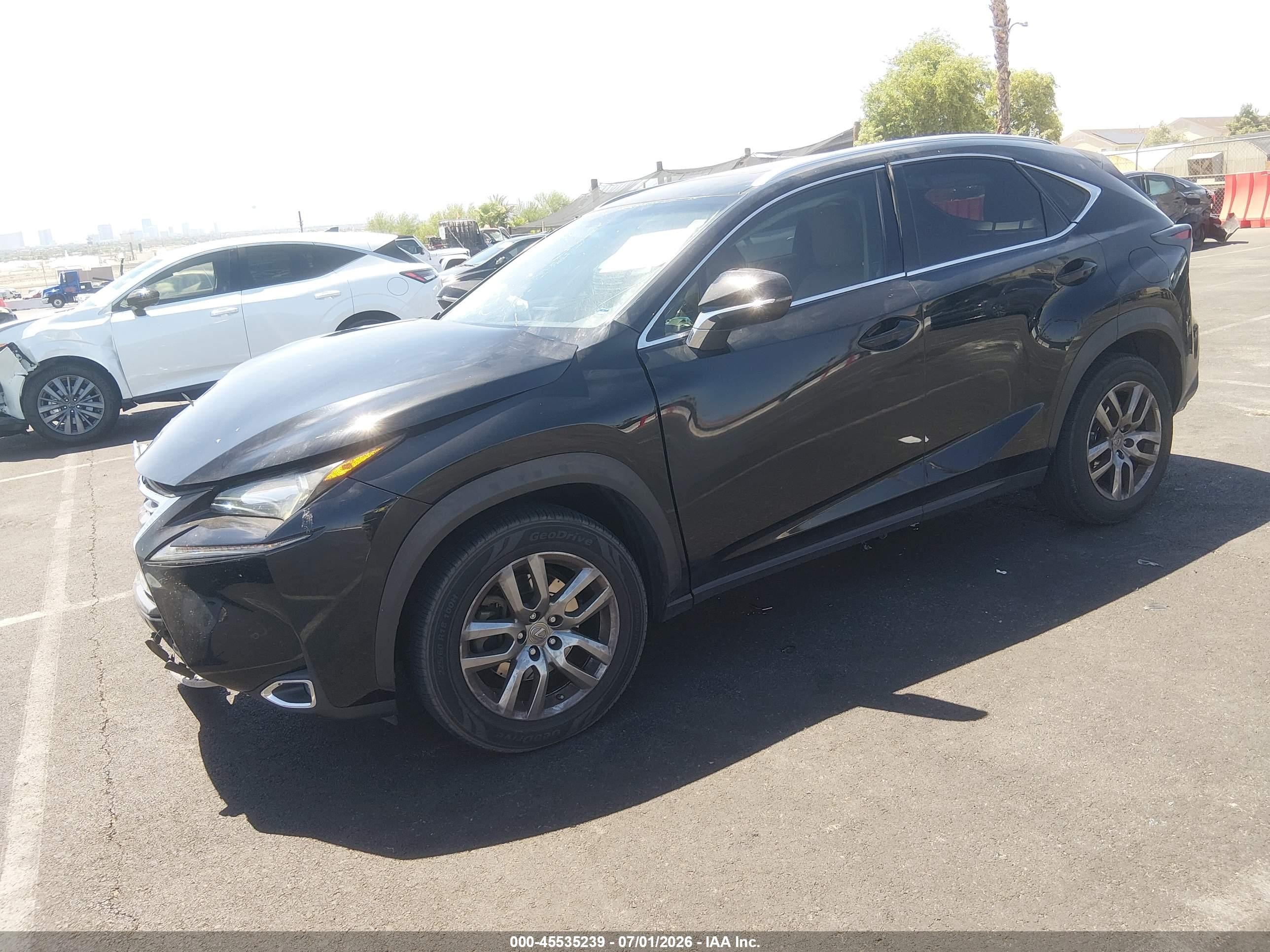 2015 Lexus Nx 200t   Черный vin: JTJYARBZ6F2004015
