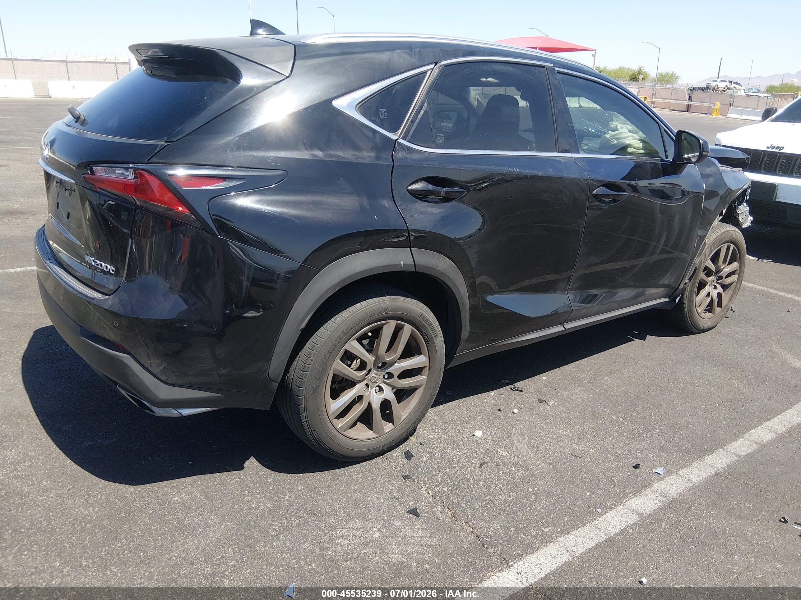 2015 Lexus Nx 200t   Черный vin: JTJYARBZ6F2004015