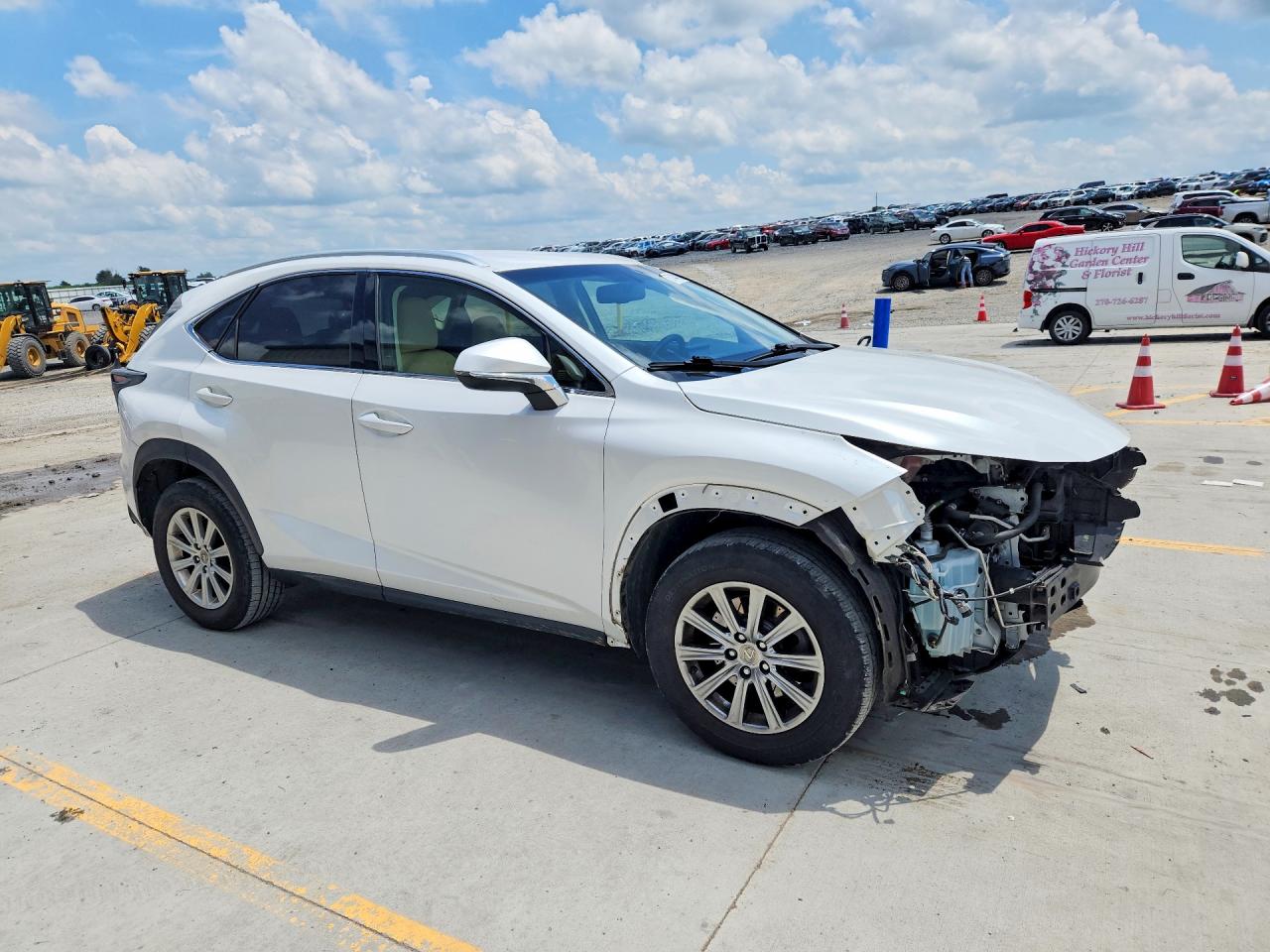 2015 Lexus Nx 200t White vin: JTJYARBZ6F2012647