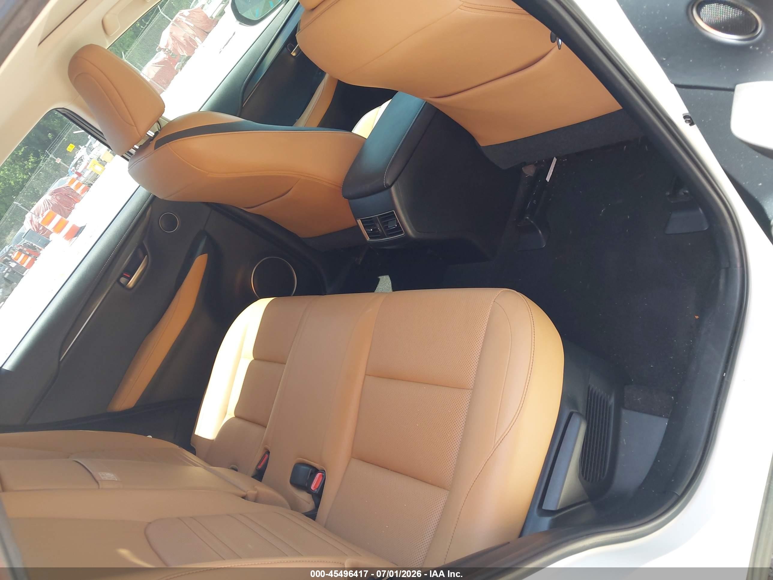 2015 Lexus Nx 200t   White vin: JTJYARBZ6F2015404