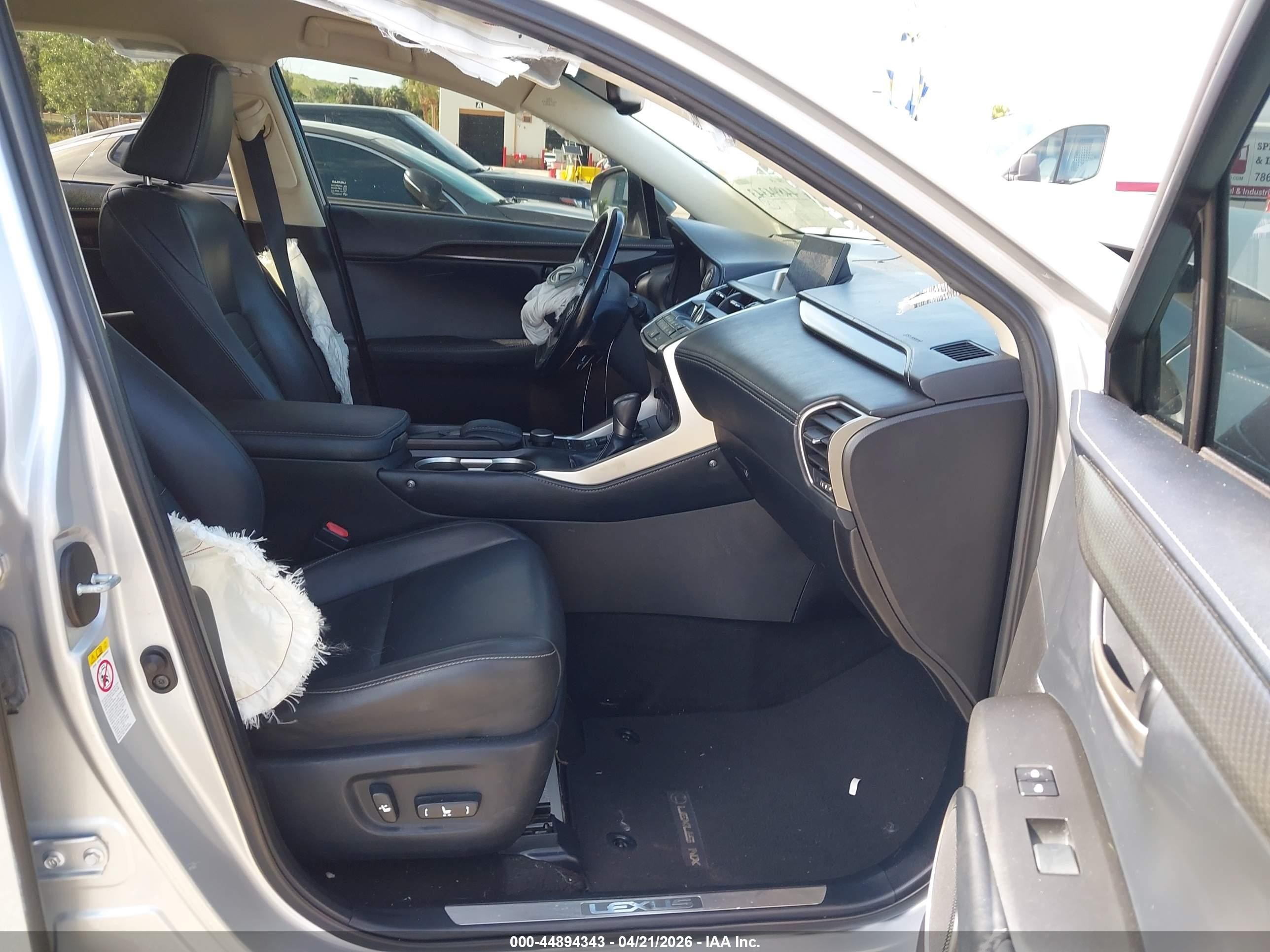 2015 Lexus Nx 200t Silver vin: JTJYARBZ6F2015967