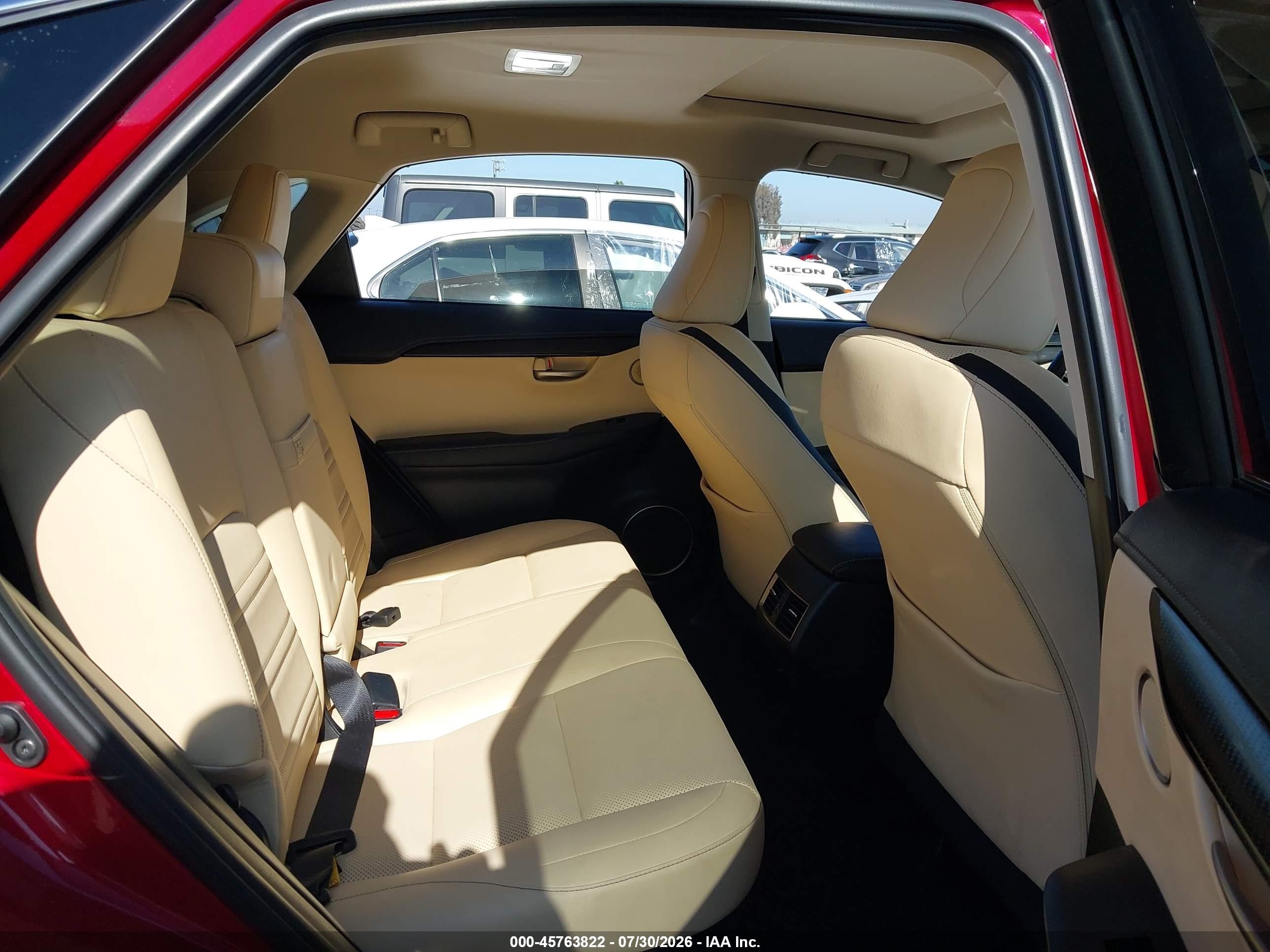 2016 Lexus Nx 200t   Red vin: JTJYARBZ6G2035170