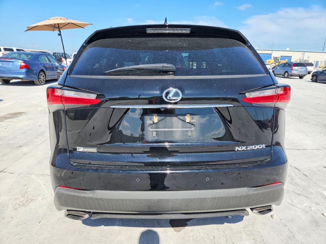 2017 Lexus Nx 200t F Sport Black vin: JTJYARBZ6H2077405