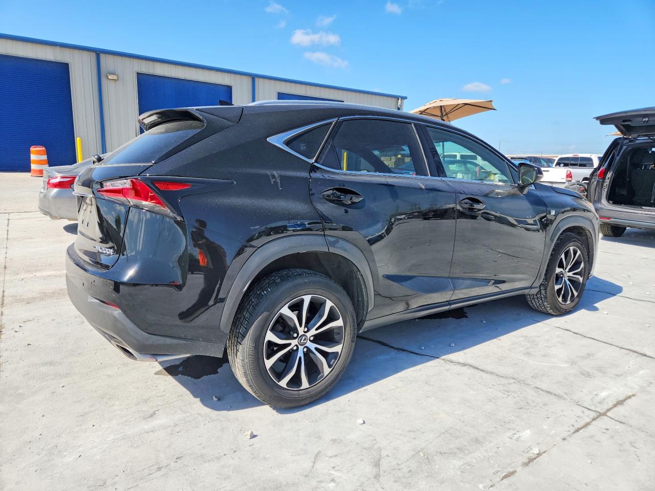 2017 Lexus Nx 200t F Sport Black vin: JTJYARBZ6H2077405
