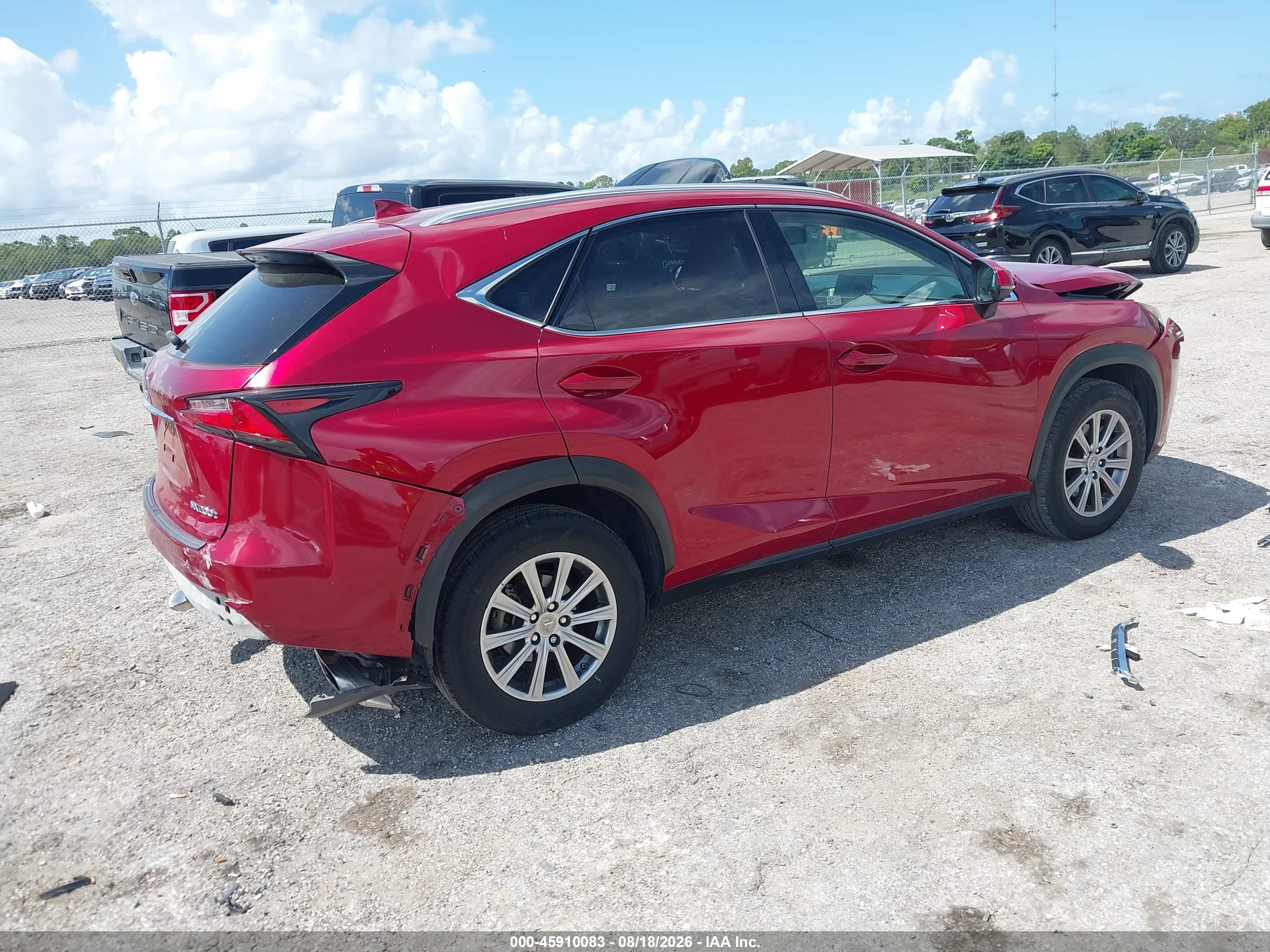 2015 Lexus Nx 200t   Red vin: JTJYARBZ7F2001625