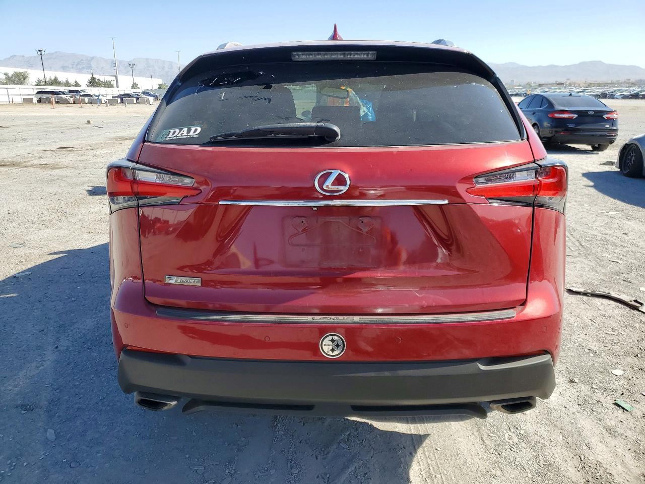 2015 Lexus Nx 200t Burgundy vin: JTJYARBZ7F2011135