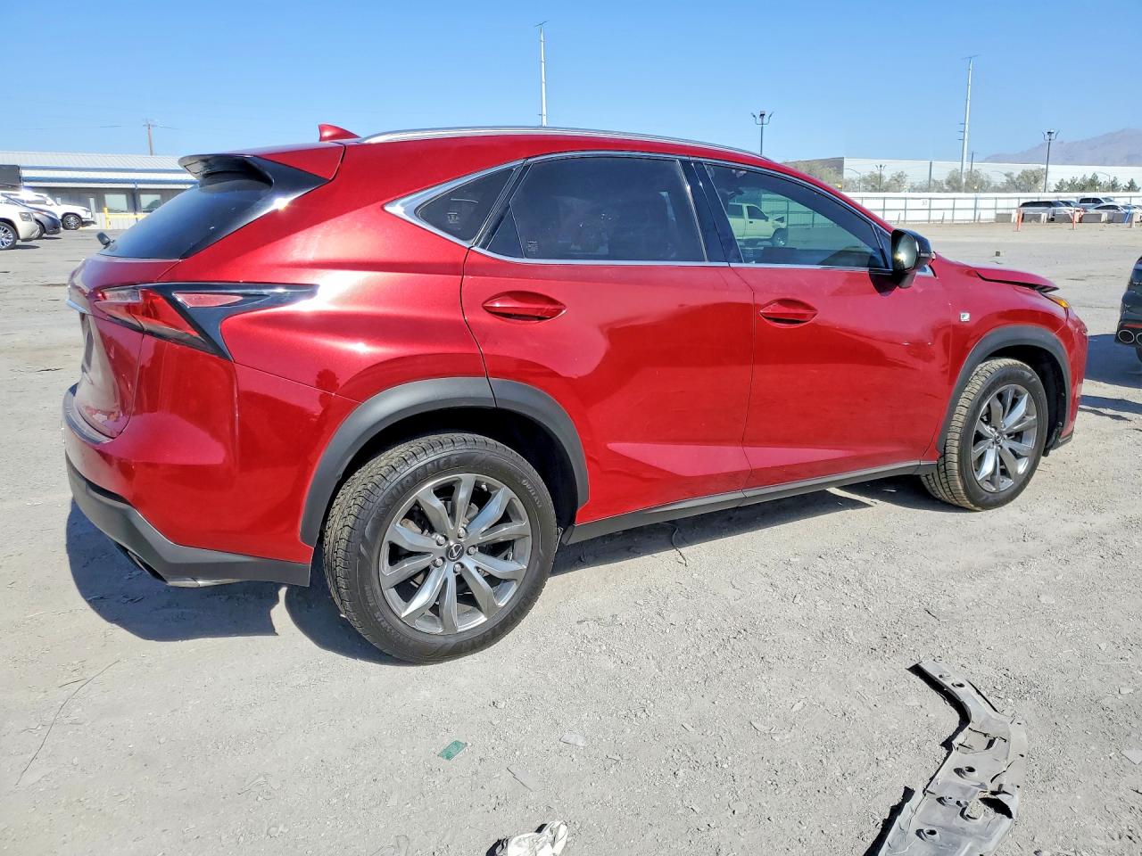 2015 Lexus Nx 200t Burgundy vin: JTJYARBZ7F2011135
