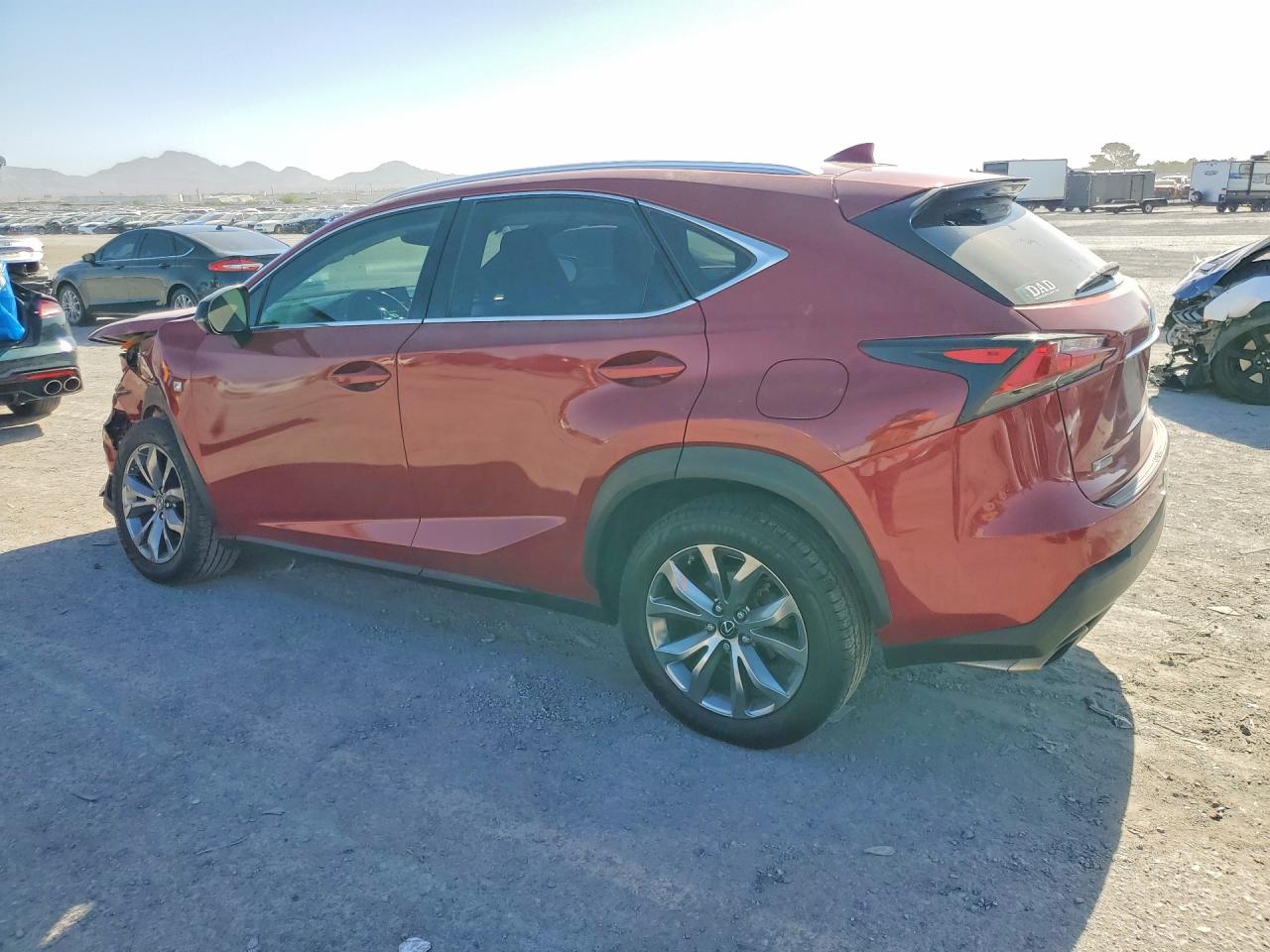 2015 Lexus Nx 200t Burgundy vin: JTJYARBZ7F2011135
