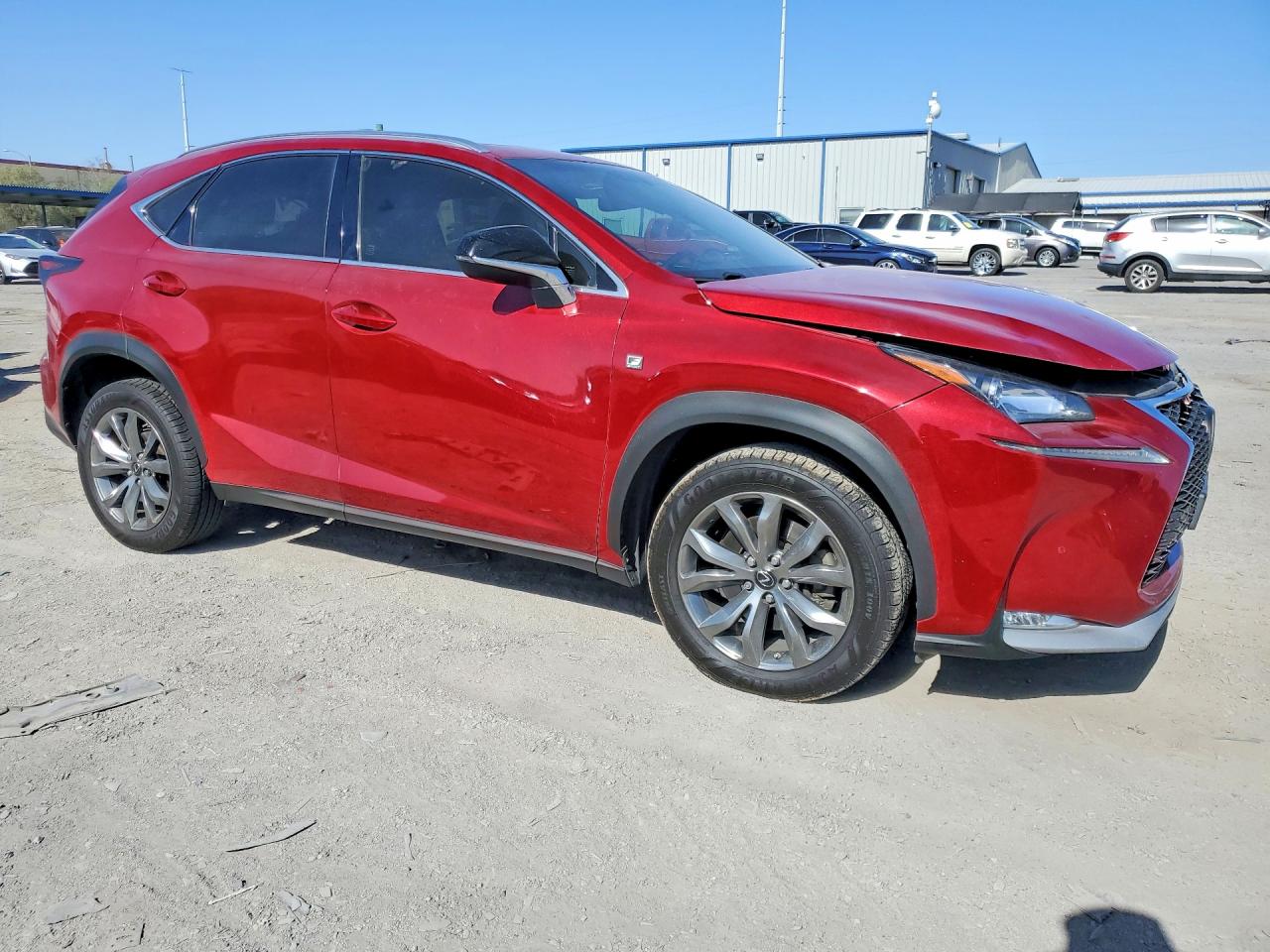 2015 Lexus Nx 200t Burgundy vin: JTJYARBZ7F2011135